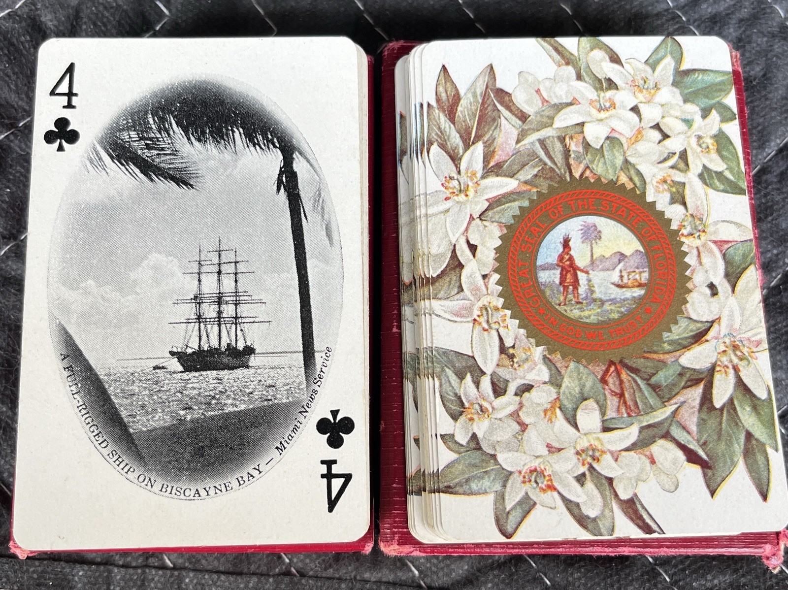Vintage State of Florida Playing Cards – Florida East Coast
