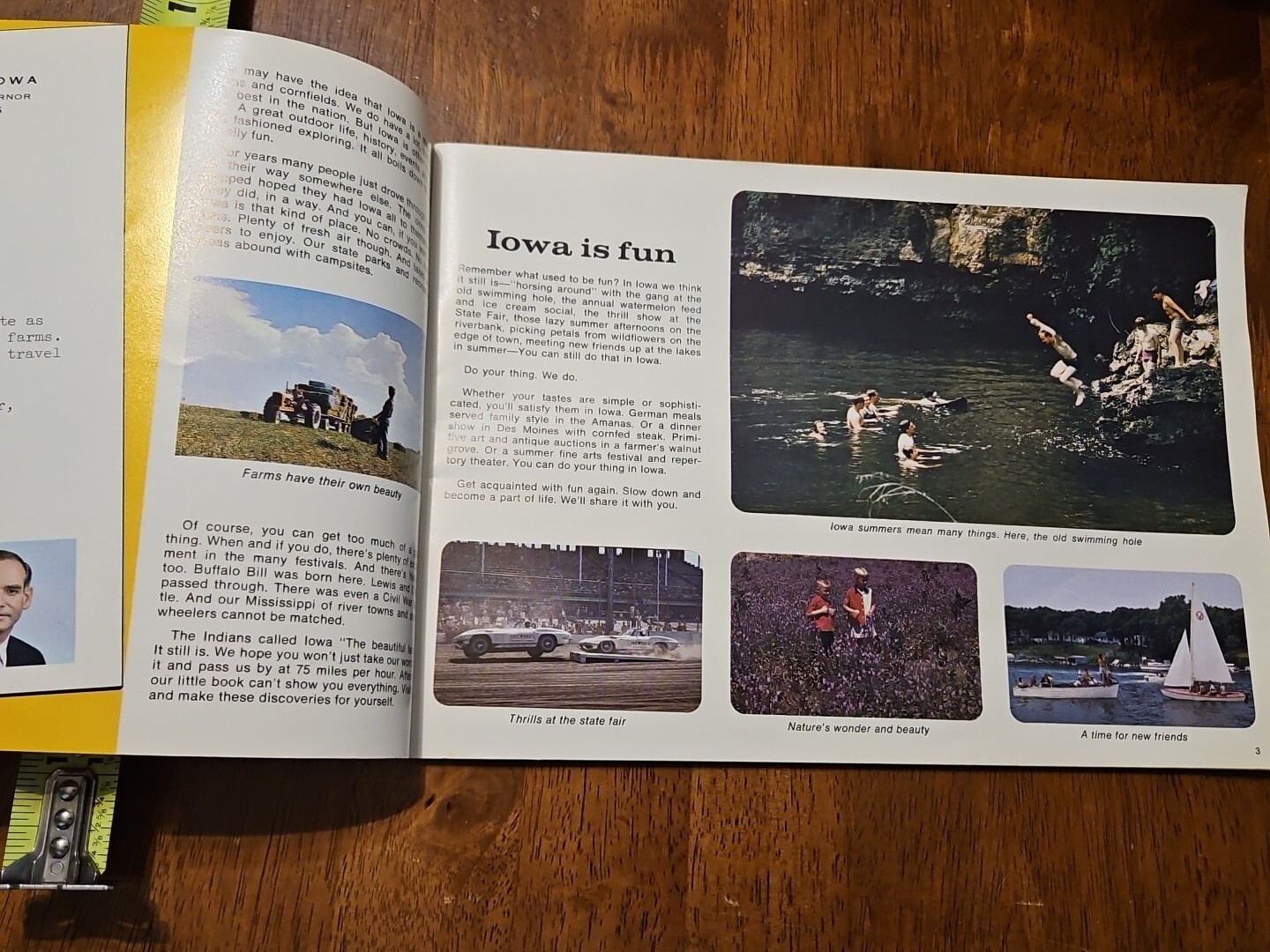 IOWA VISITORS GUIDE RARE OLD VINTAGE BOOKLET