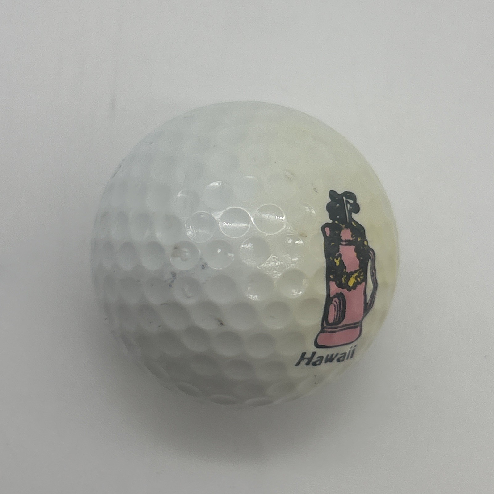 Qty 4 Spalding Golf Balls Hawaii Pineapple/Aloha Shirt/Golf Clubs/Scenic