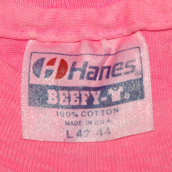 Rare SOUTHAMTON SUN T Shirt SUMMER Hamptons New York NEON Hot Pink USA Retro