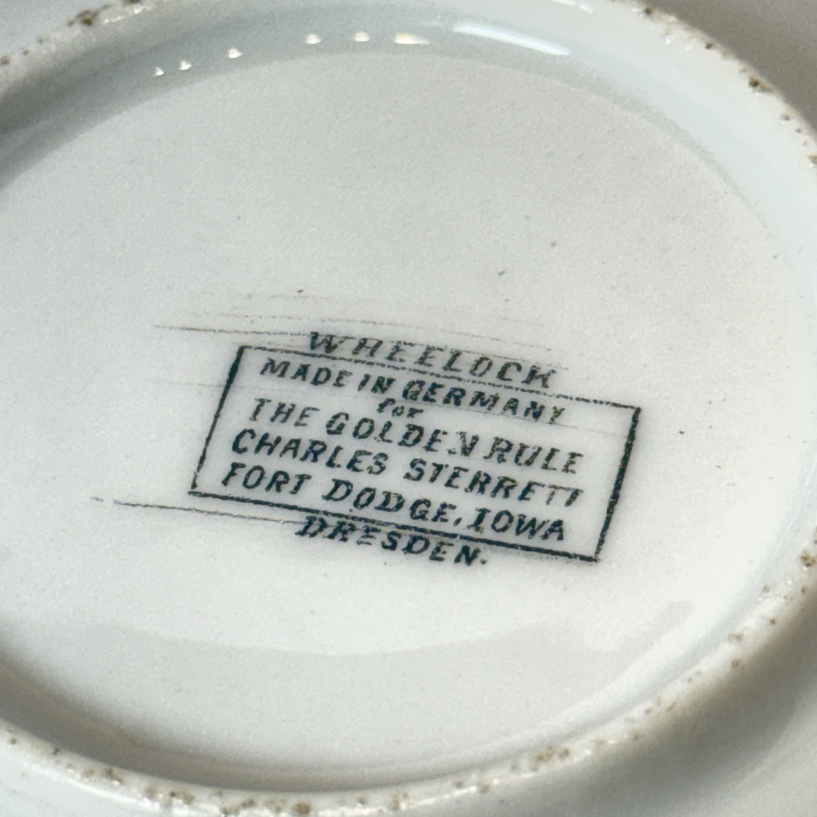 FORT DODGE, IOWA IA Antique C.G.W. RY VIADUCT Trinket SOUVENIR PLATE DISH