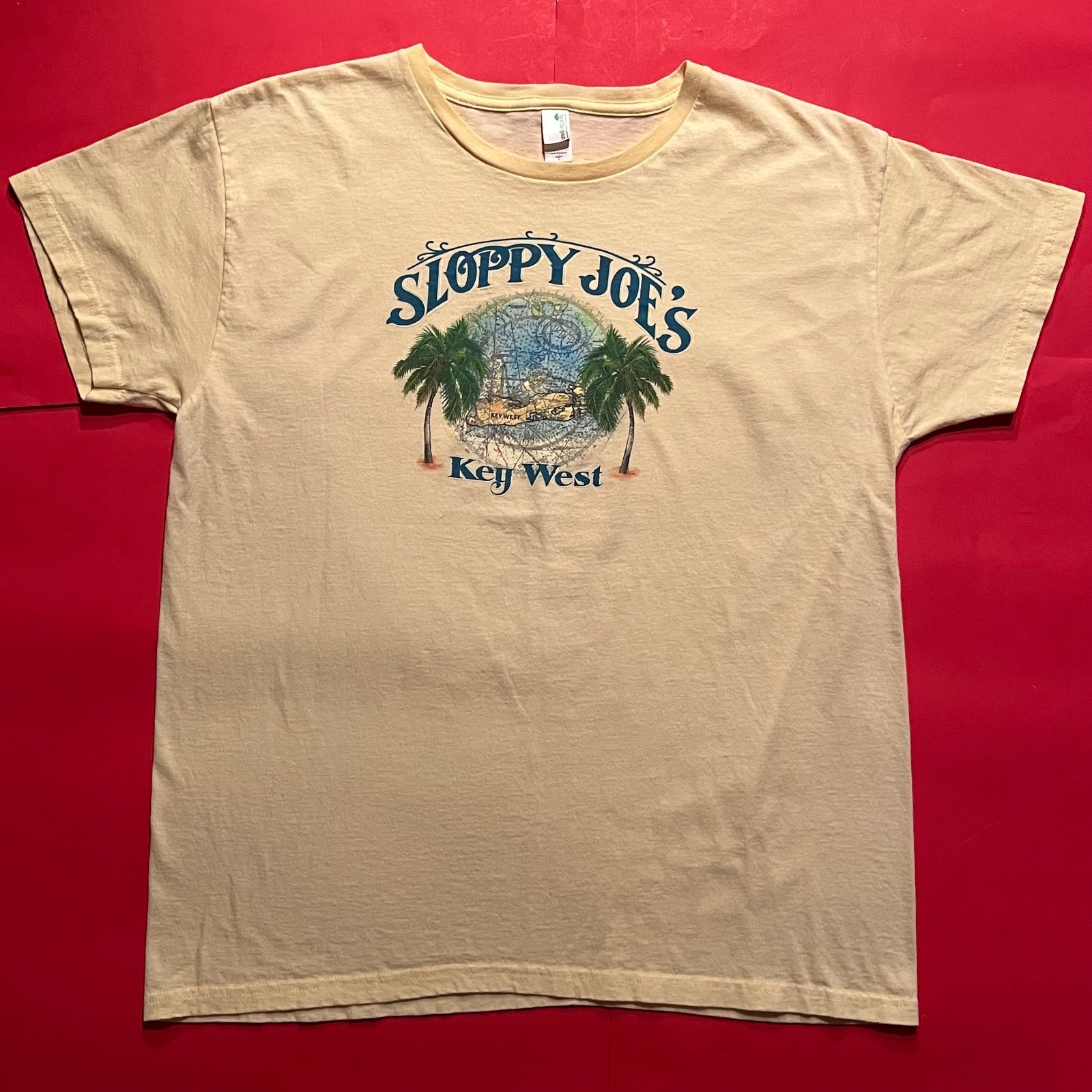 SLOPPY JOE’S t-shirt – KEY WEST florida – organic cotton – NEW – (ladies L)