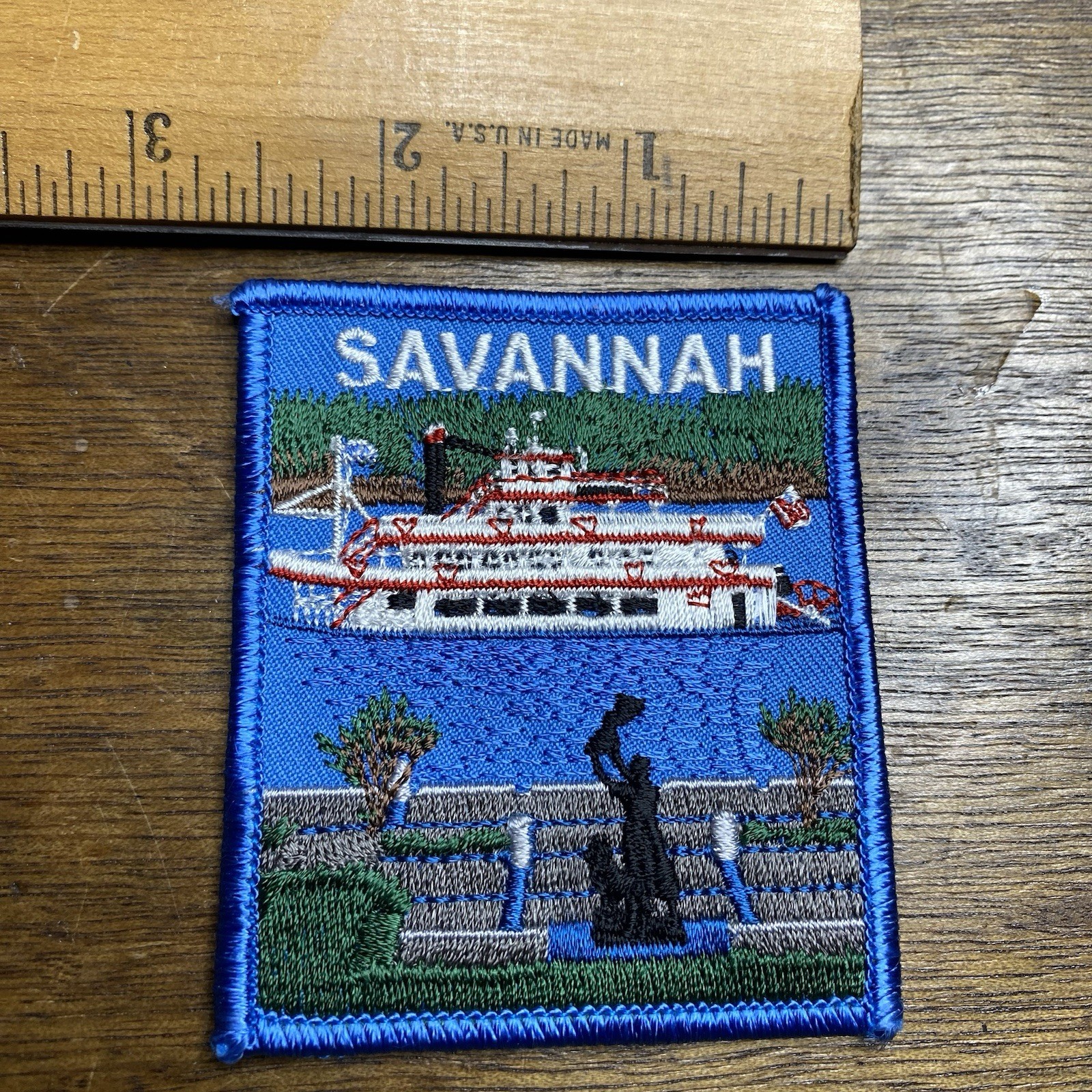 Vintage Savannah Georgia Patch Vintage Iron On
