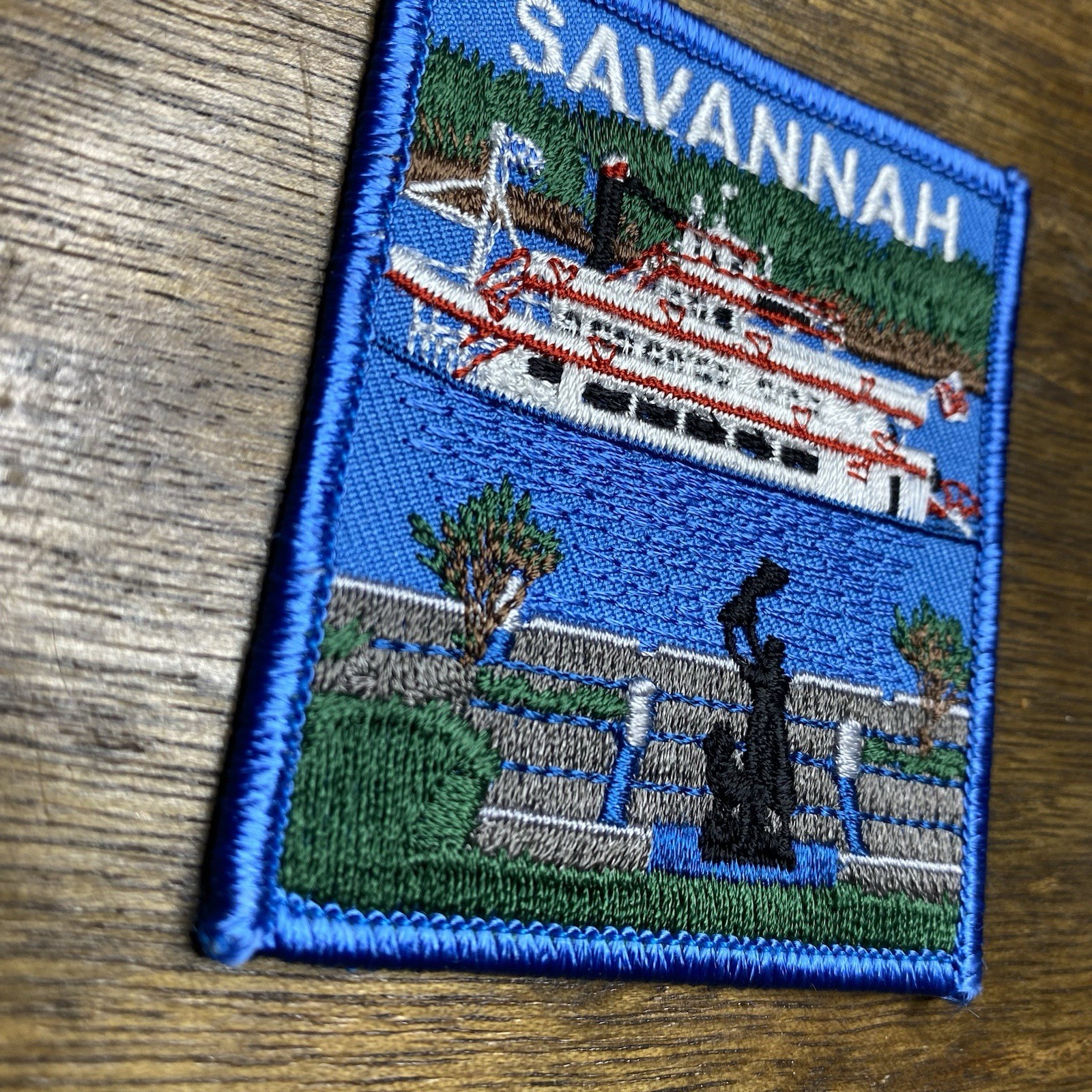 Vintage Savannah Georgia Patch Vintage Iron On