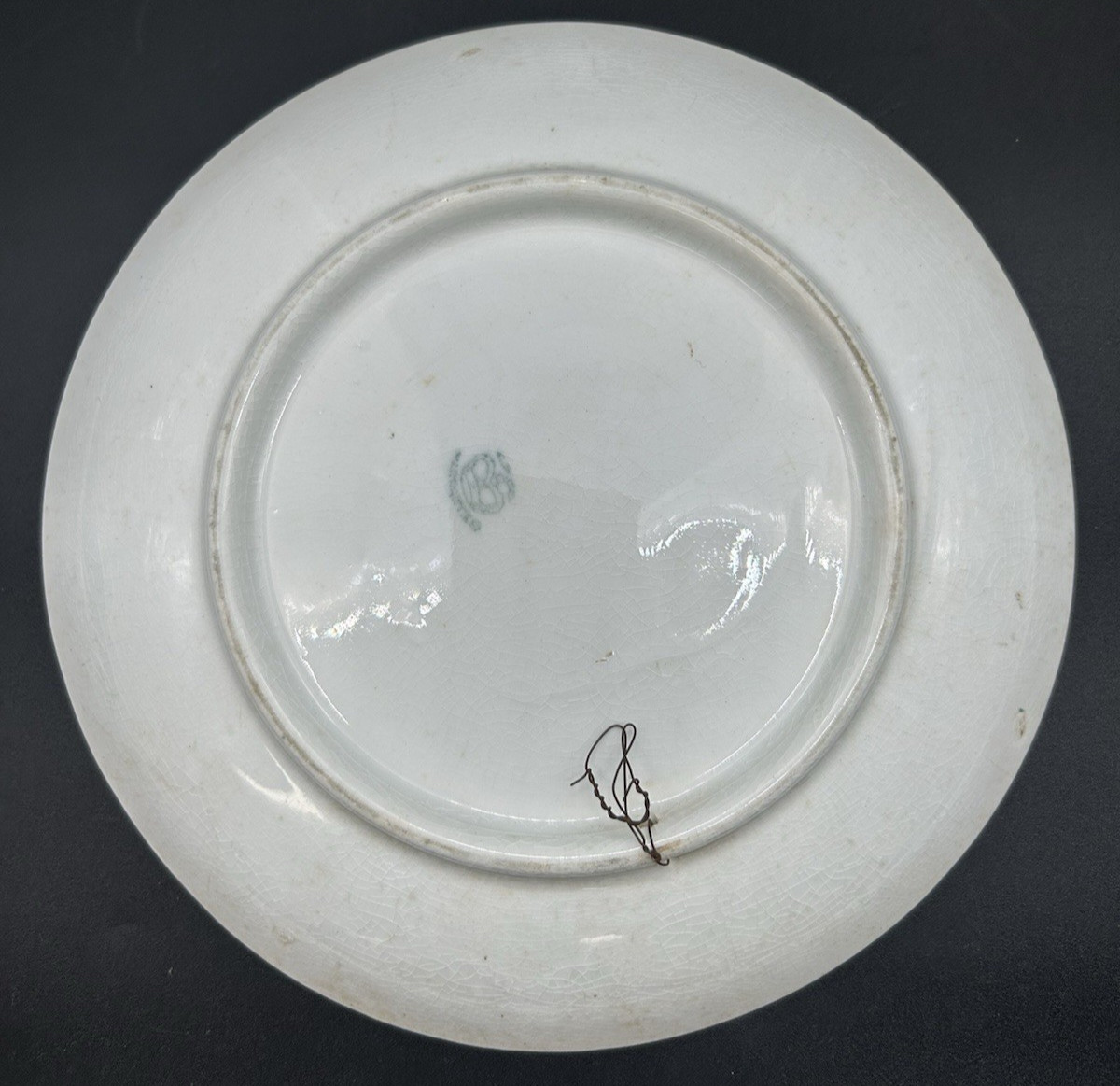 Antique 1911 12-Month Calendar Plate, Cooper Brothers Astoria, Illinois