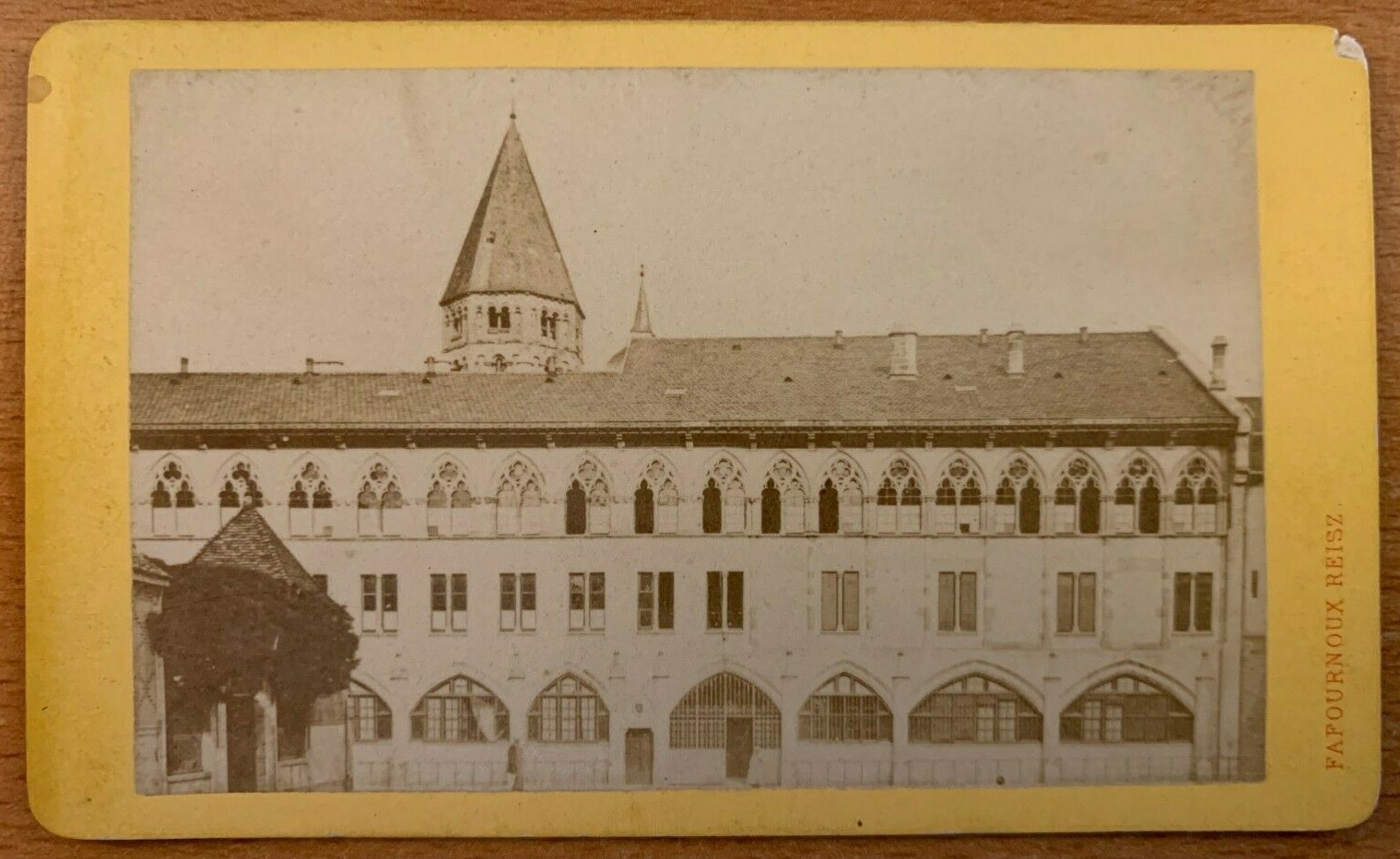1870 FRENCH CDVs FAFOURNOUX REISZ ABBEY VIEWS NICE FRANCE Promenade des Anglais