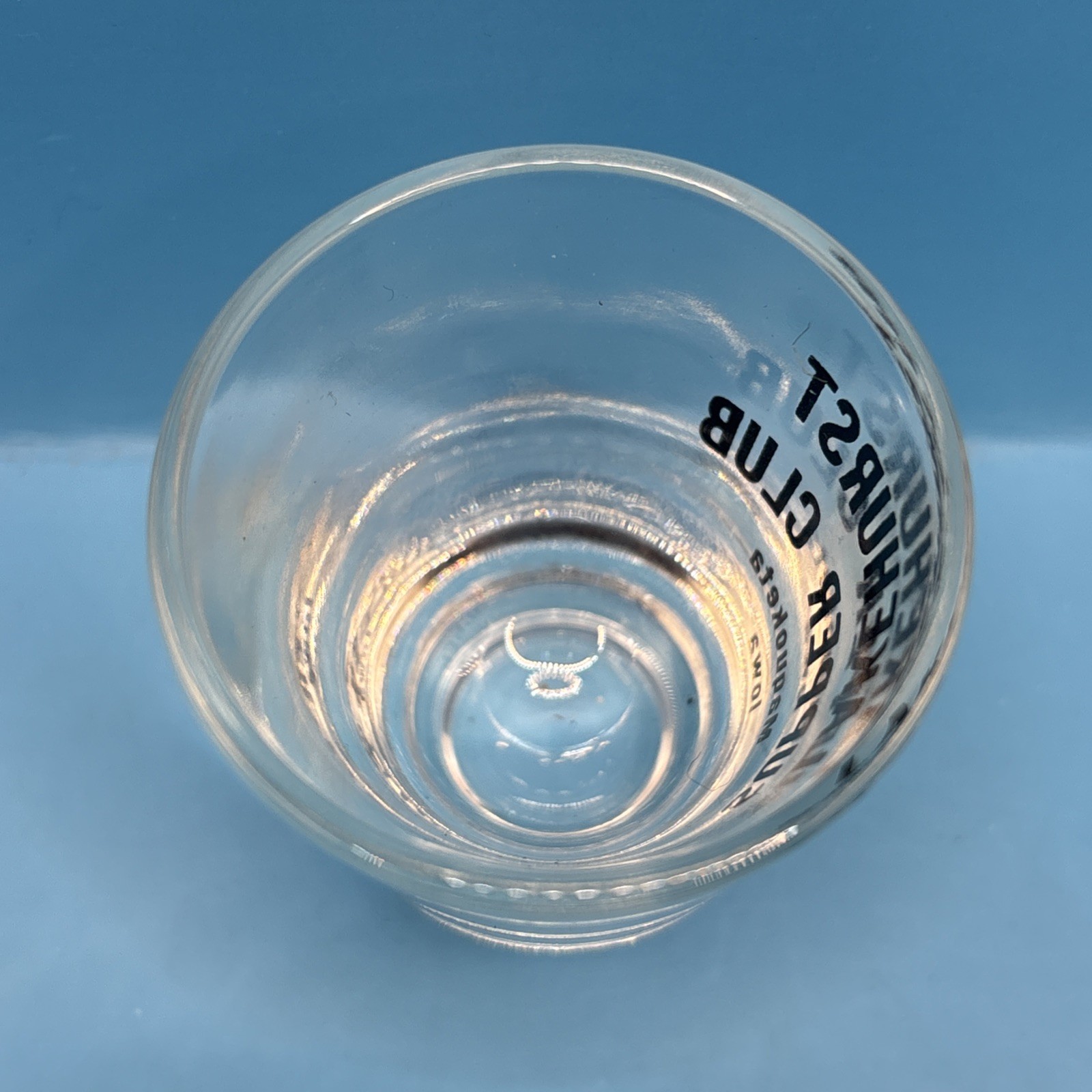 VTG Lakehurst Supper Club, Maquoketa, Iowa Clear 2.25″ Tall Shot Glass