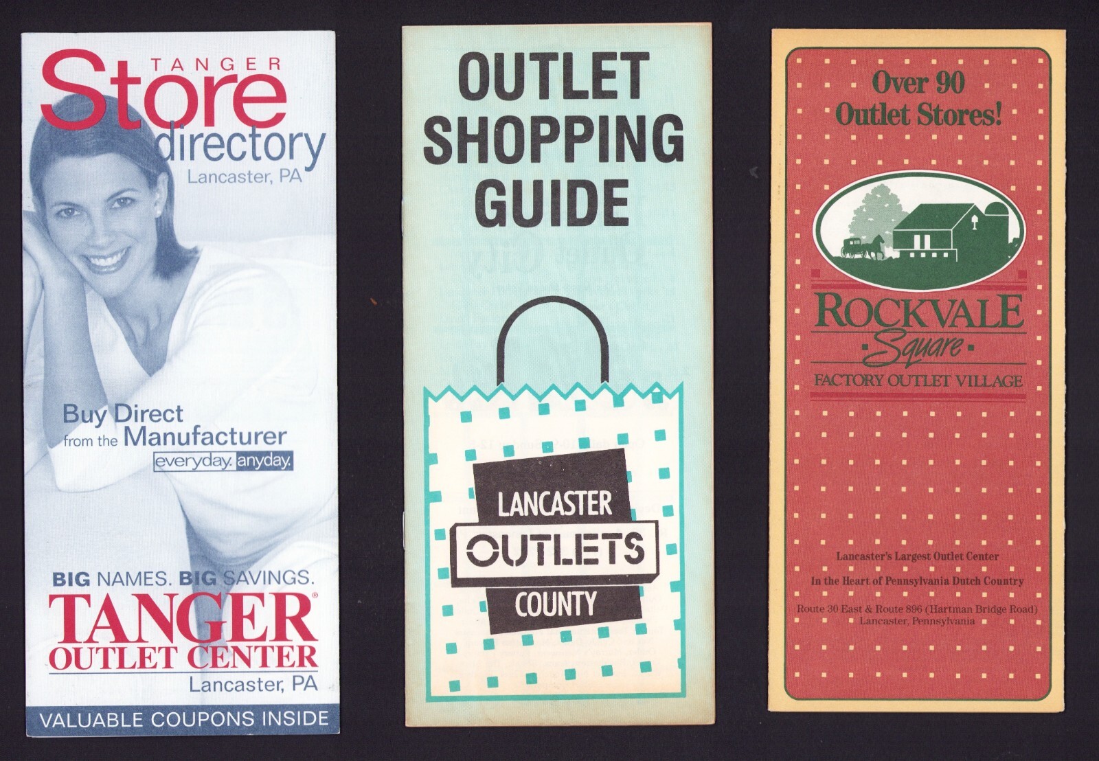 Vintage Brochure Lot Pennsylvania Dutch Country Lancaster Co Restaurants EF1