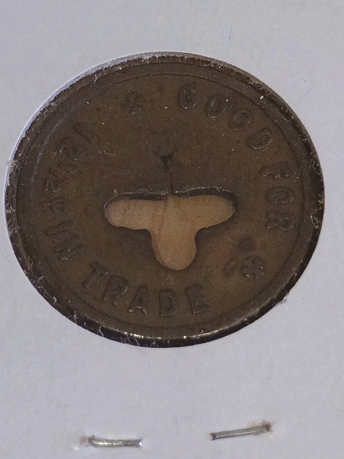 Vintage La Vielle Cigar Co. Salt Lake City, UT 12-1/2c Trade Token – Utah