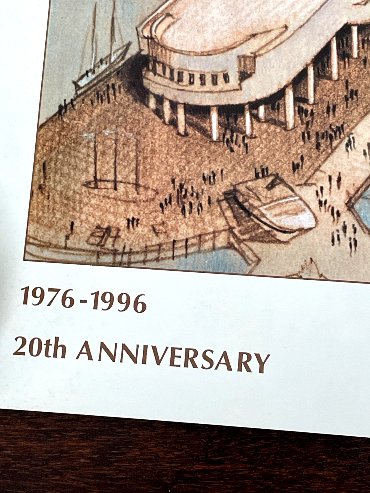 NORFOLK, VA 1996 VINTAGE HARBORFEST 20th ANNIVERSARY POSTER 34″ X 24″