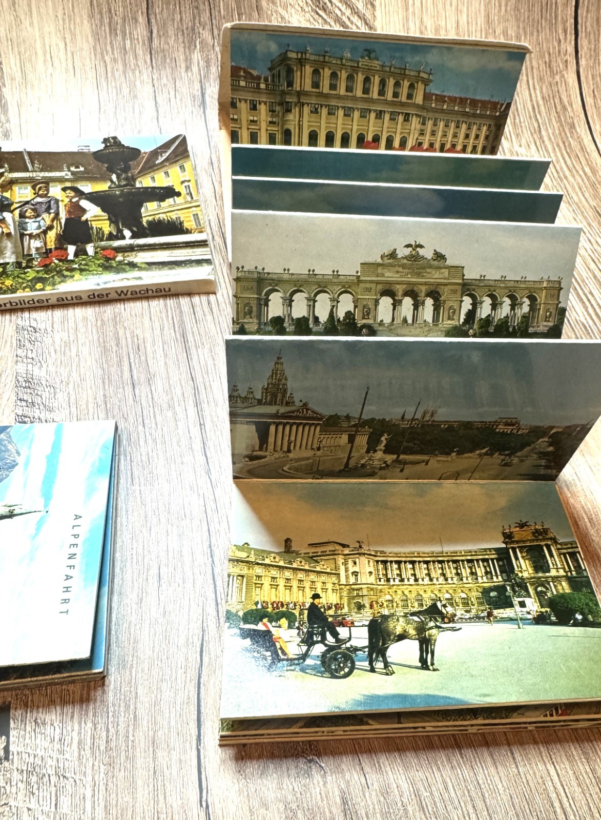 Lot of 4 Vintage Austria Photo Foldout Booklets in German- Travel Souvenirs