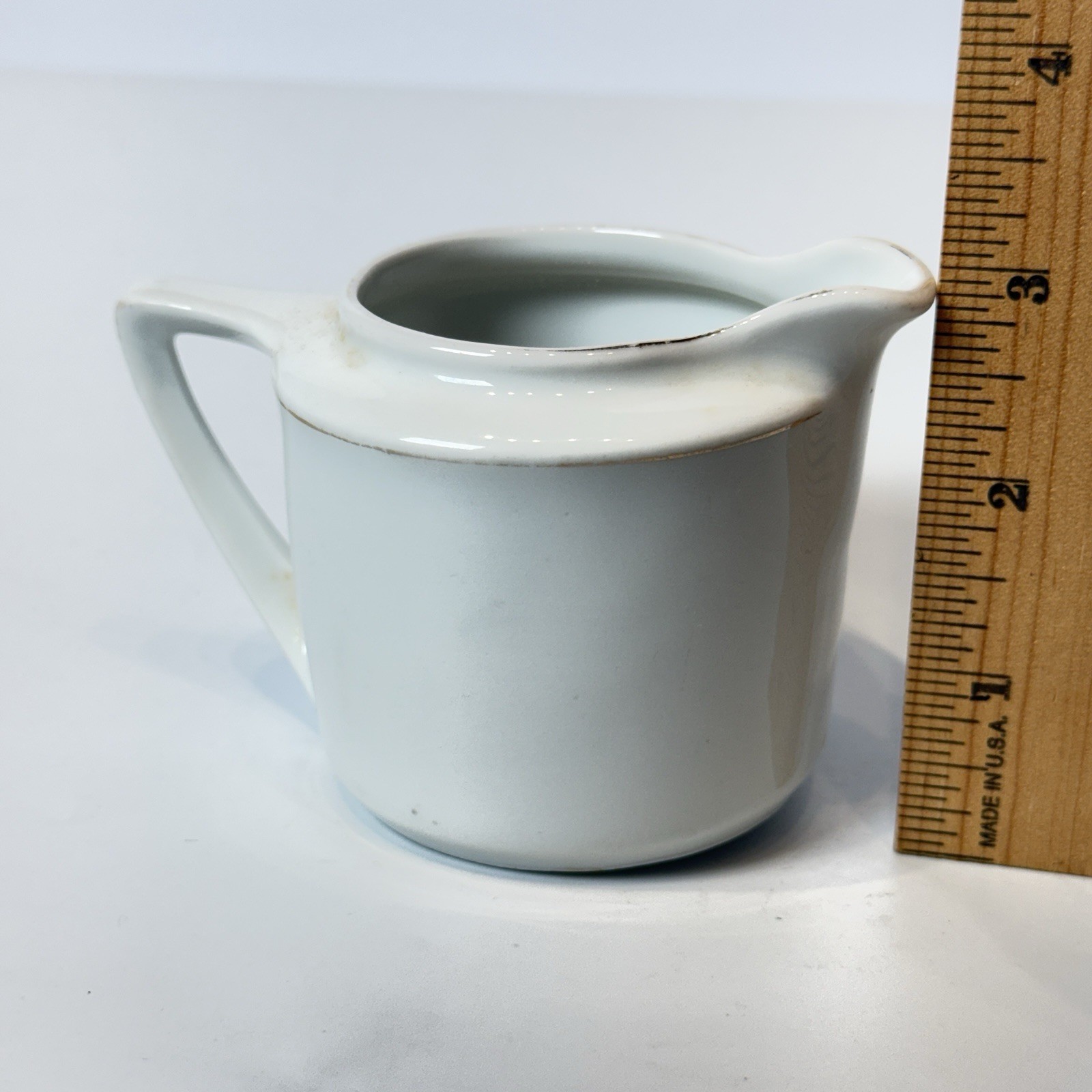 LYONS NY NEW YORK Souvenir COURT HOUSE Porcelain Trinket CREAMER