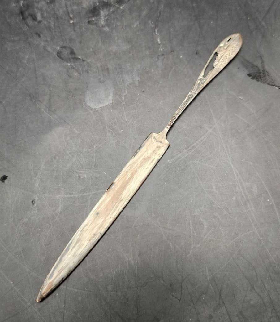 Antique 5.5″ Pikes Peak Steel Pier Souvenir Letter Opener