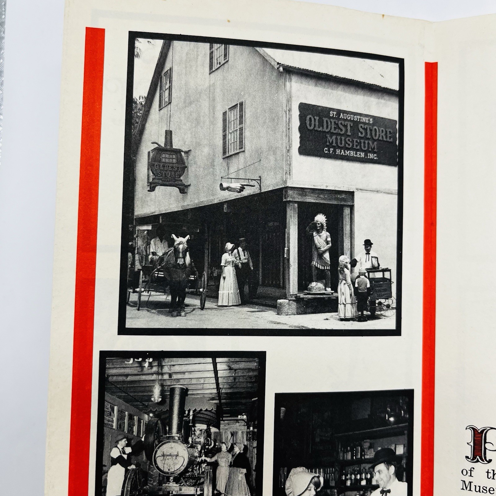 St Augustine’s Oldest Store Museum 1960s Brochure Florida Old General Store
