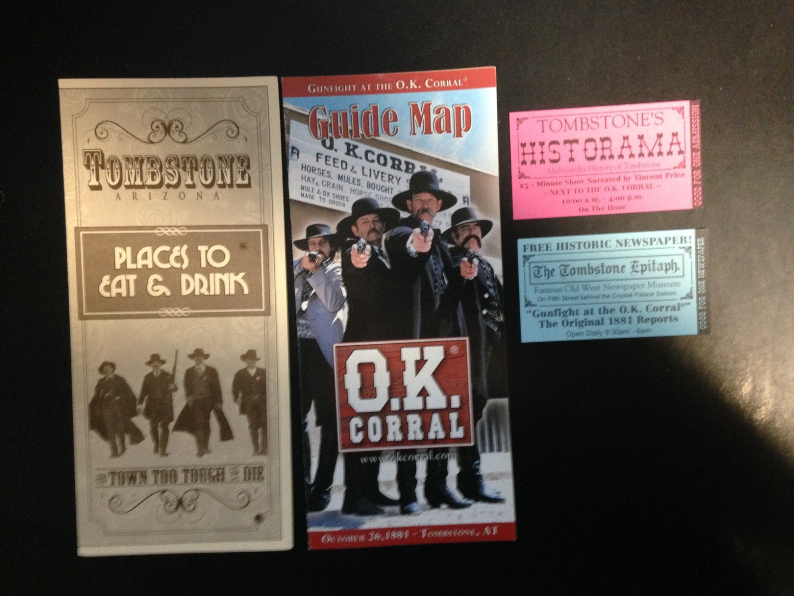 20+ Brochure and Ephemera lot, Arizona, Tombstone.