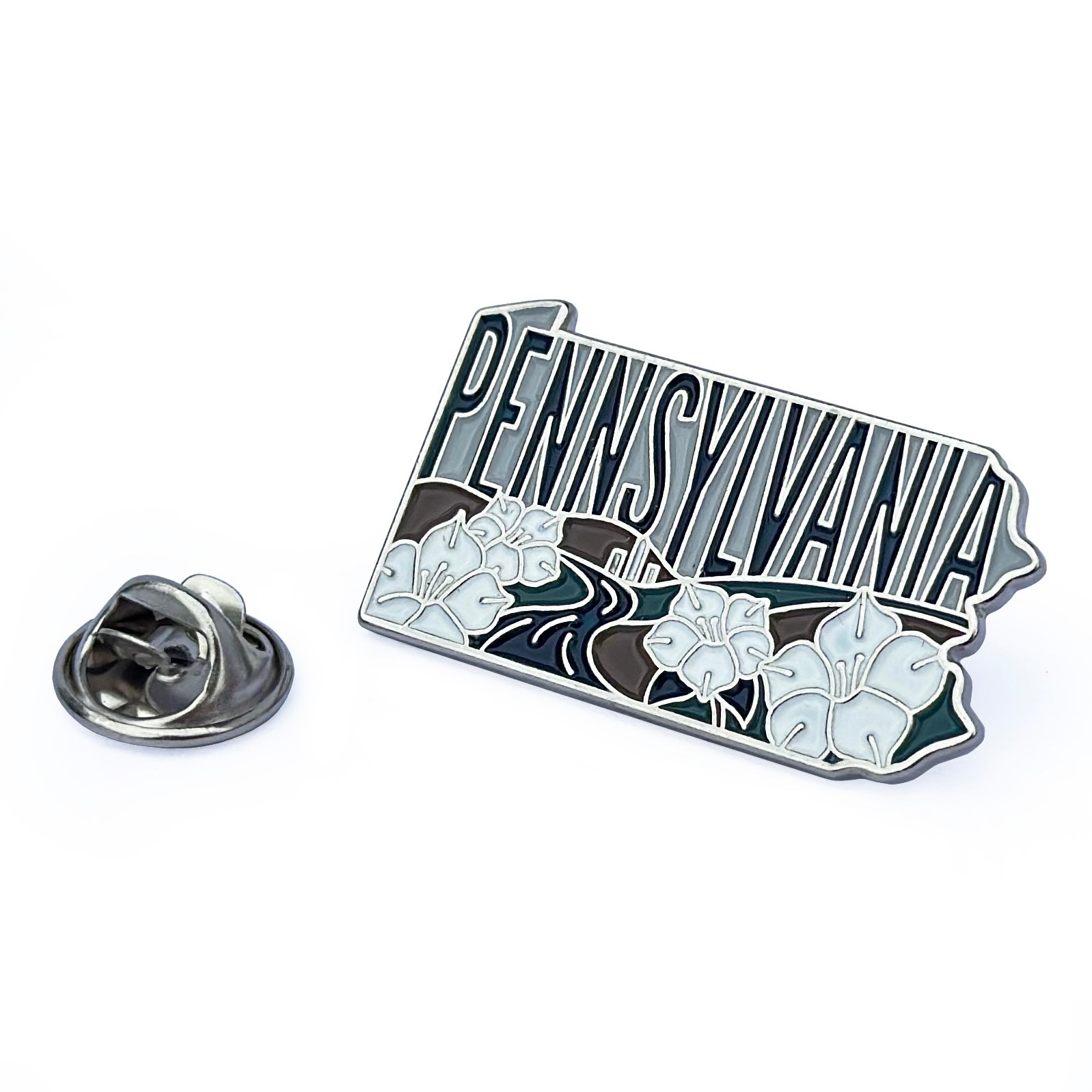 Pennsylvania Enamel Lapel Pin – Collectible State Souvenir