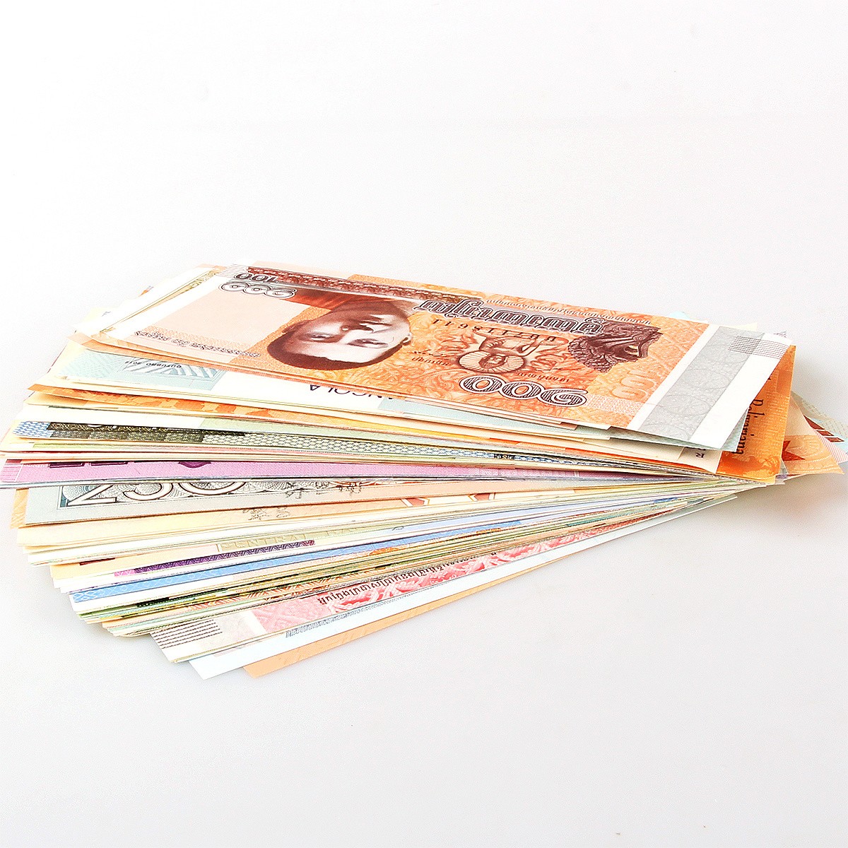 120 Different World Banknotes UNC Set Paper Money Foreign Currency Collection