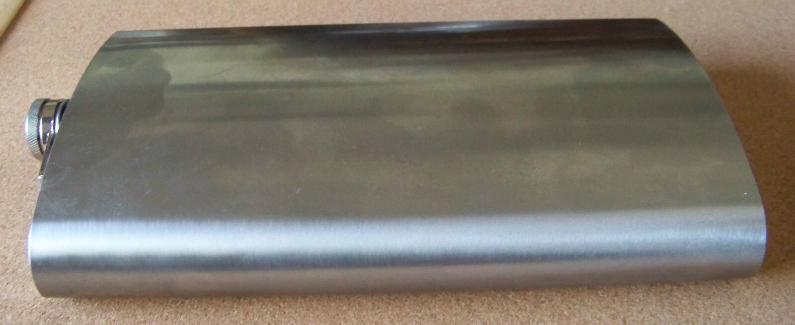 Las Vegas stainless steel flask large 64 oz with carry case & shoulder strap