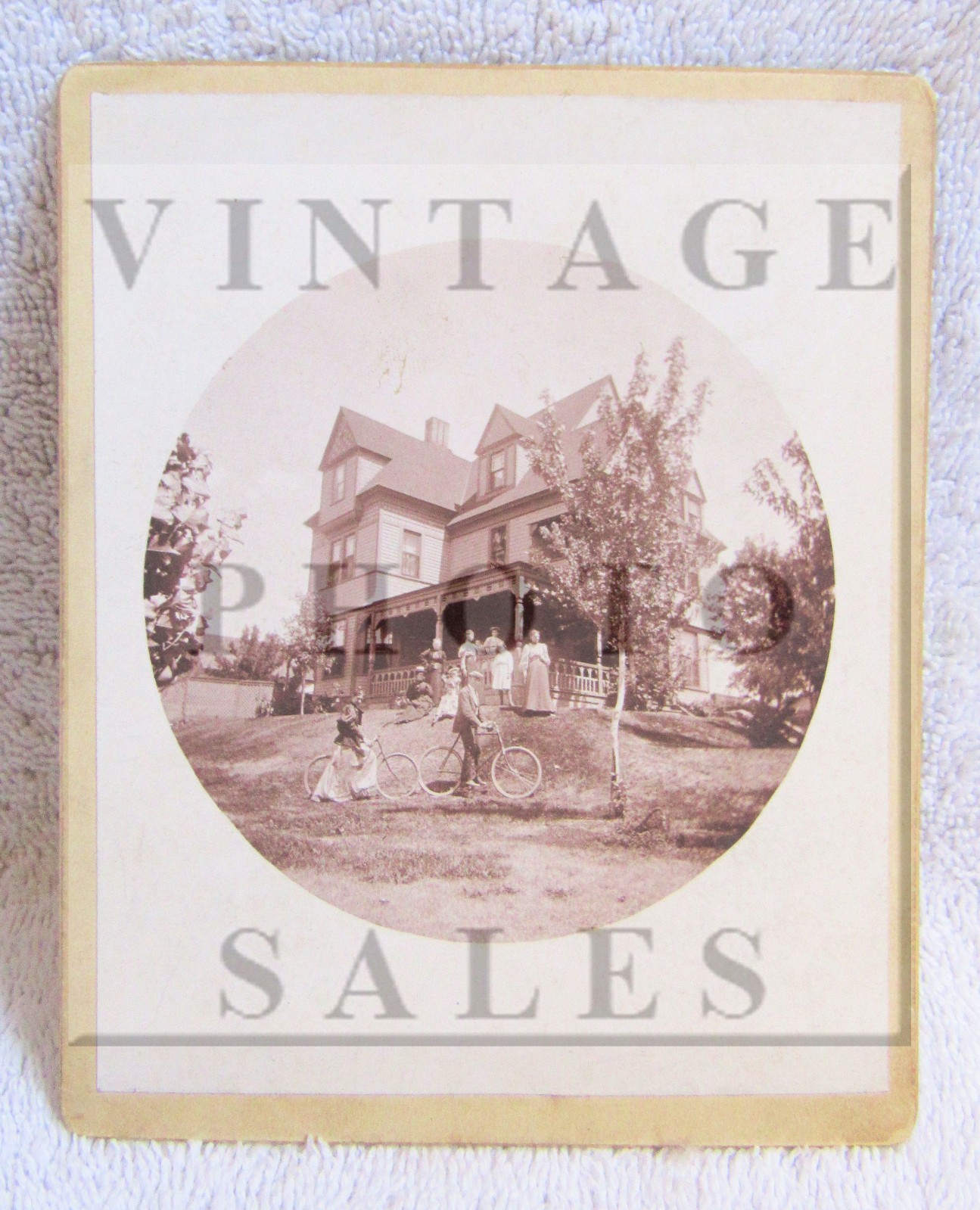 1800’s 750 E Kiowa Boarding House Colorado Springs Cabinet Card Photo Photograph