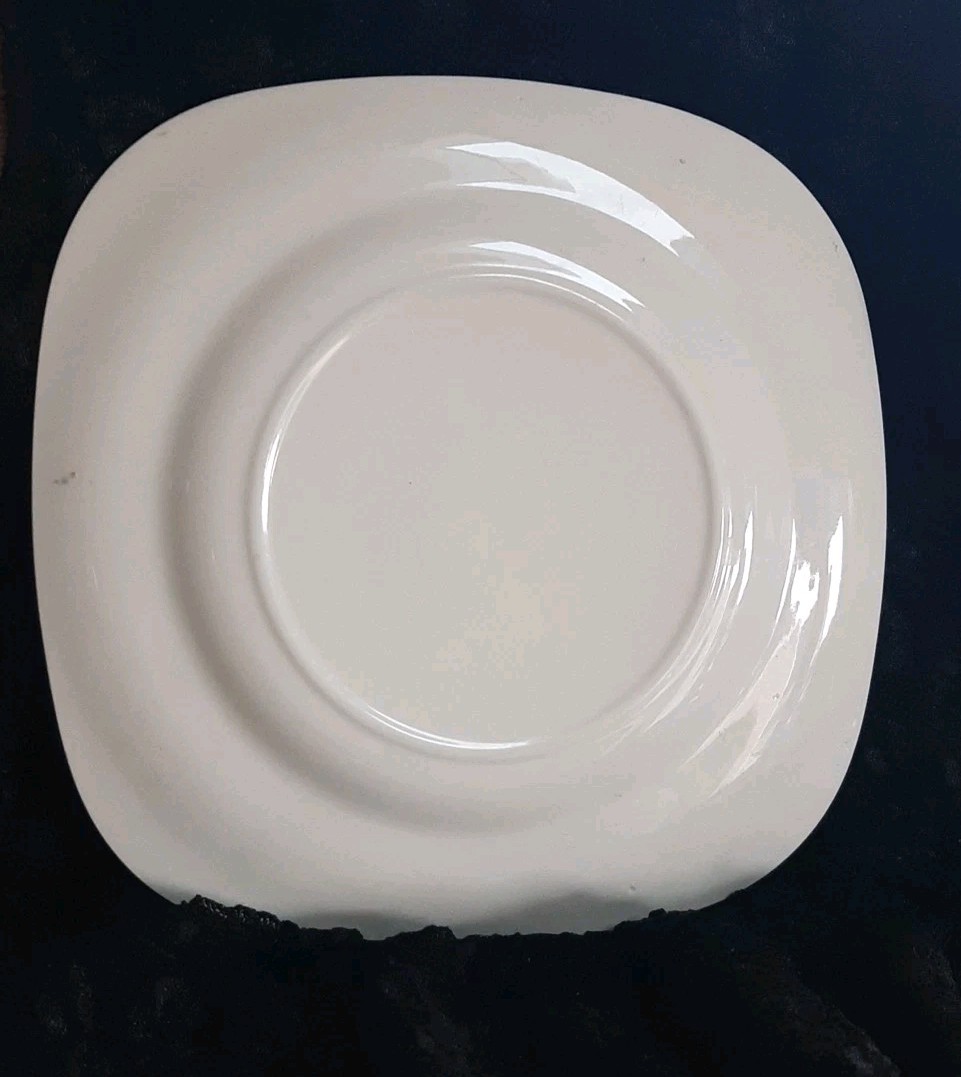 Vtg MCM Mid Century State of Arizona Collectible Square Souvenir Plate Teal