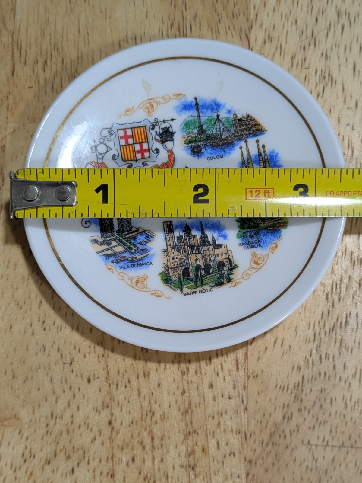 Vintage Trinket Dish From Barcelona Spain