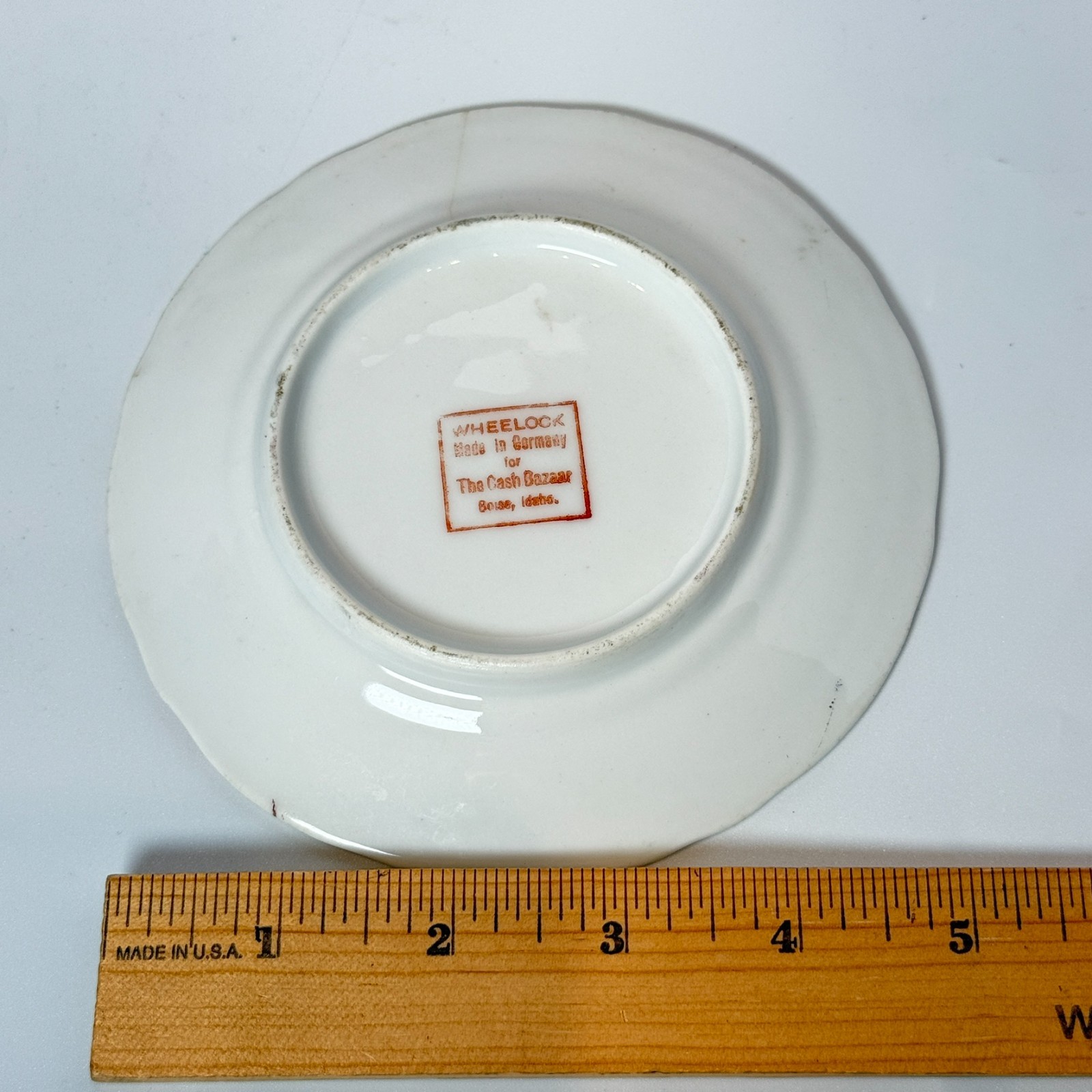 BOISE Pierce Park ID IDAHO Antique Souvenir China TRINKET DISH PLATE
