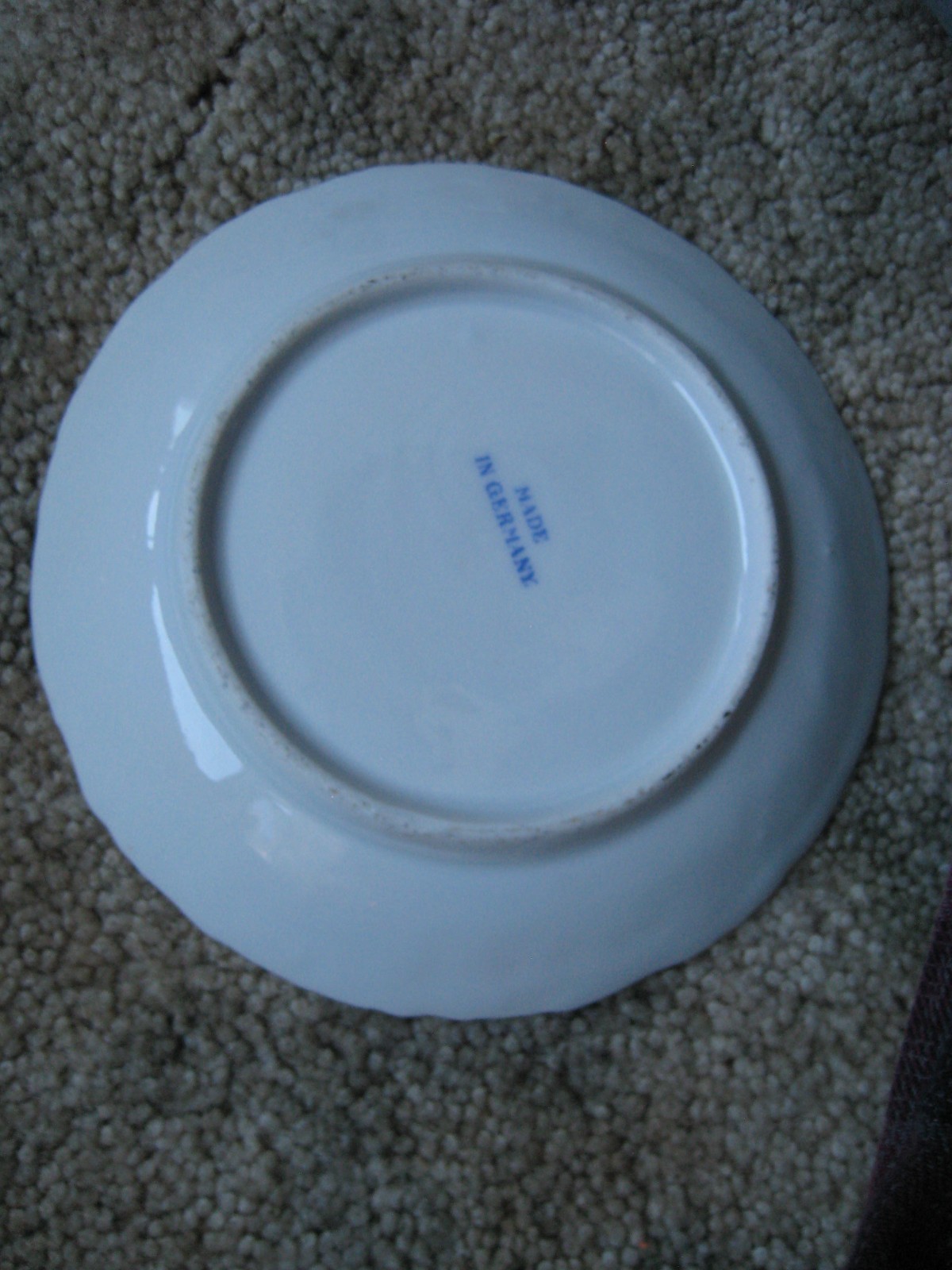 Dows Iowa Souvenir China Dish, Public School, Made in Germany, 1910 Era