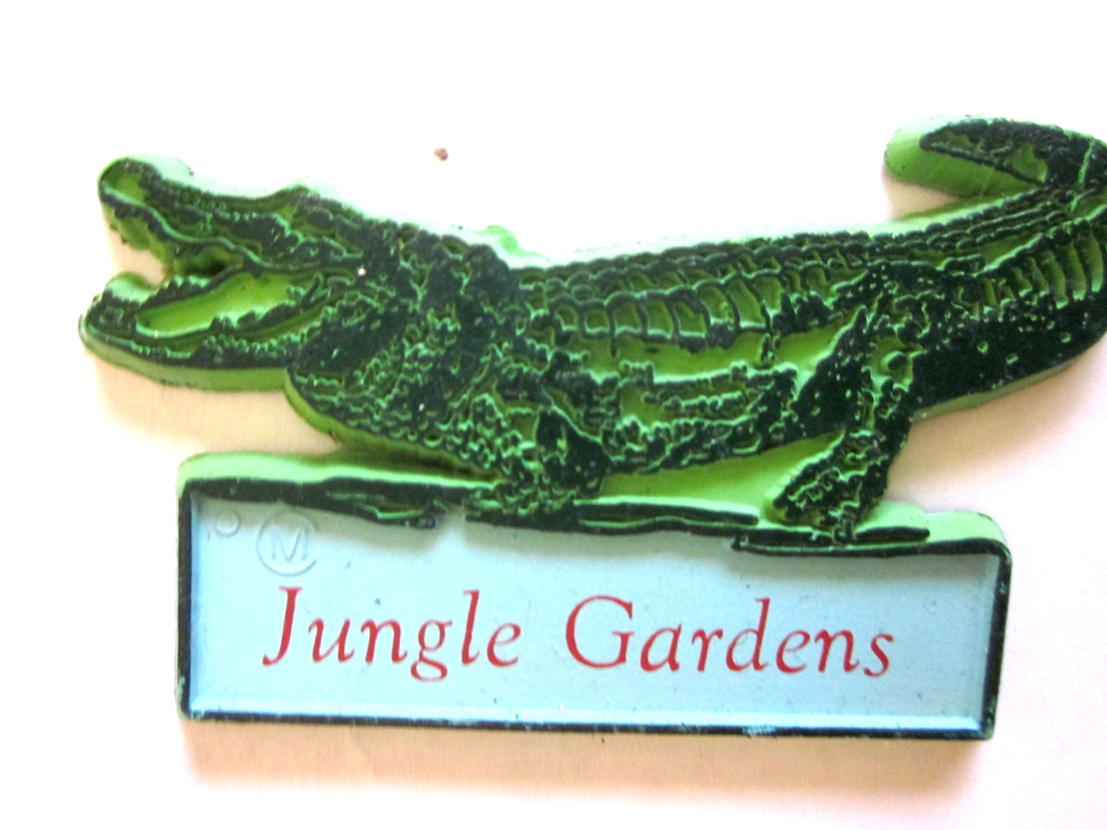 JUNGLE GARDENS Rubber Refrigerator Magnet Collectible