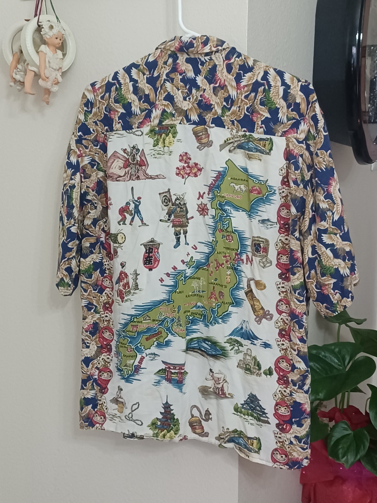 Vintage Reyn Spooner ALL THINGS JAPAN Hawaiian Shirt Size Large Great Condition!
