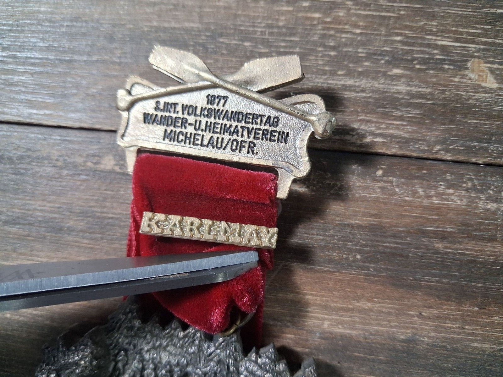 1970’s German Medal Volksmarsch Hiking Schatz Silbersee Treasure Silver Lake