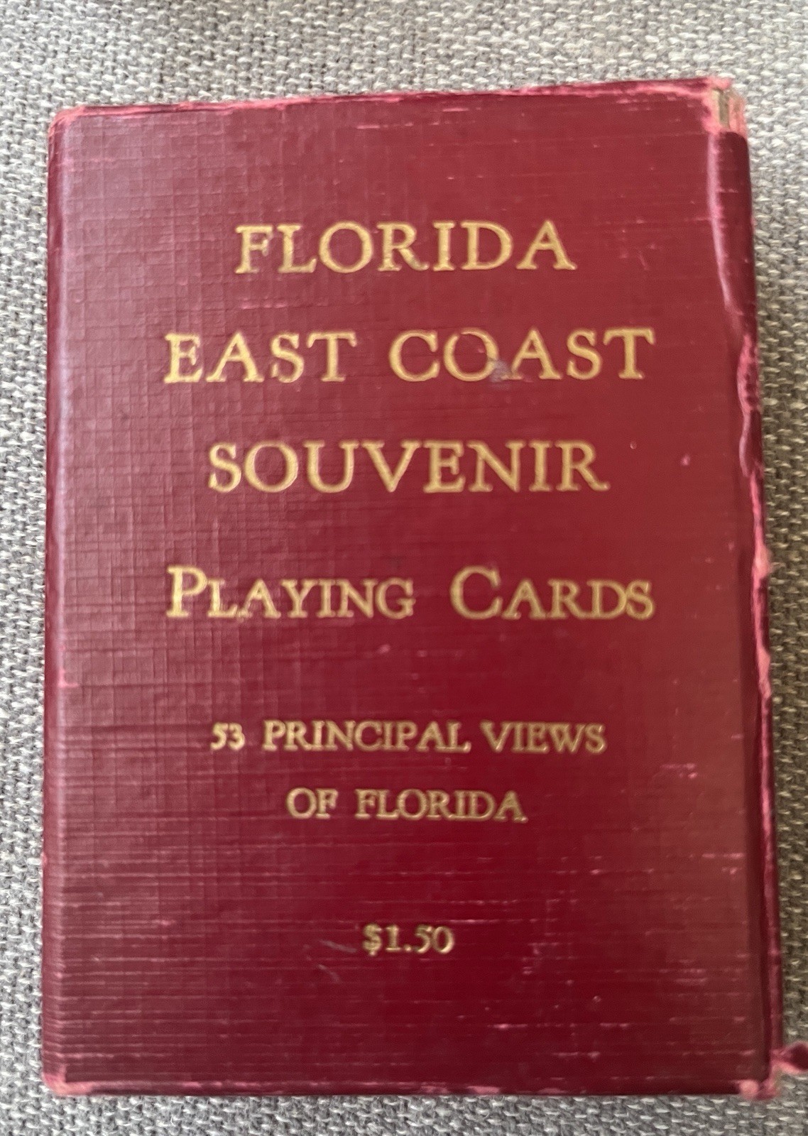 Vintage State of Florida Playing Cards – Florida East Coast