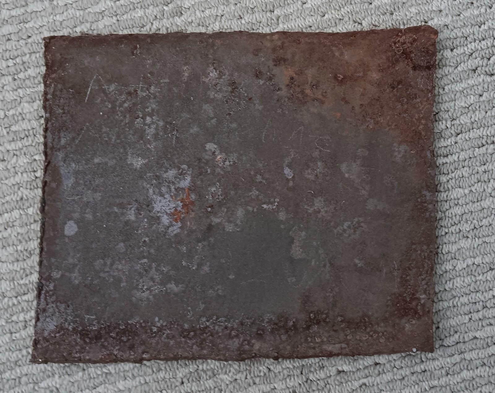 RARE 1976 ALASKA 1/2″ STEEL WALL PIECE OF THE TRANS-ALASKA OIL PIPELINE
