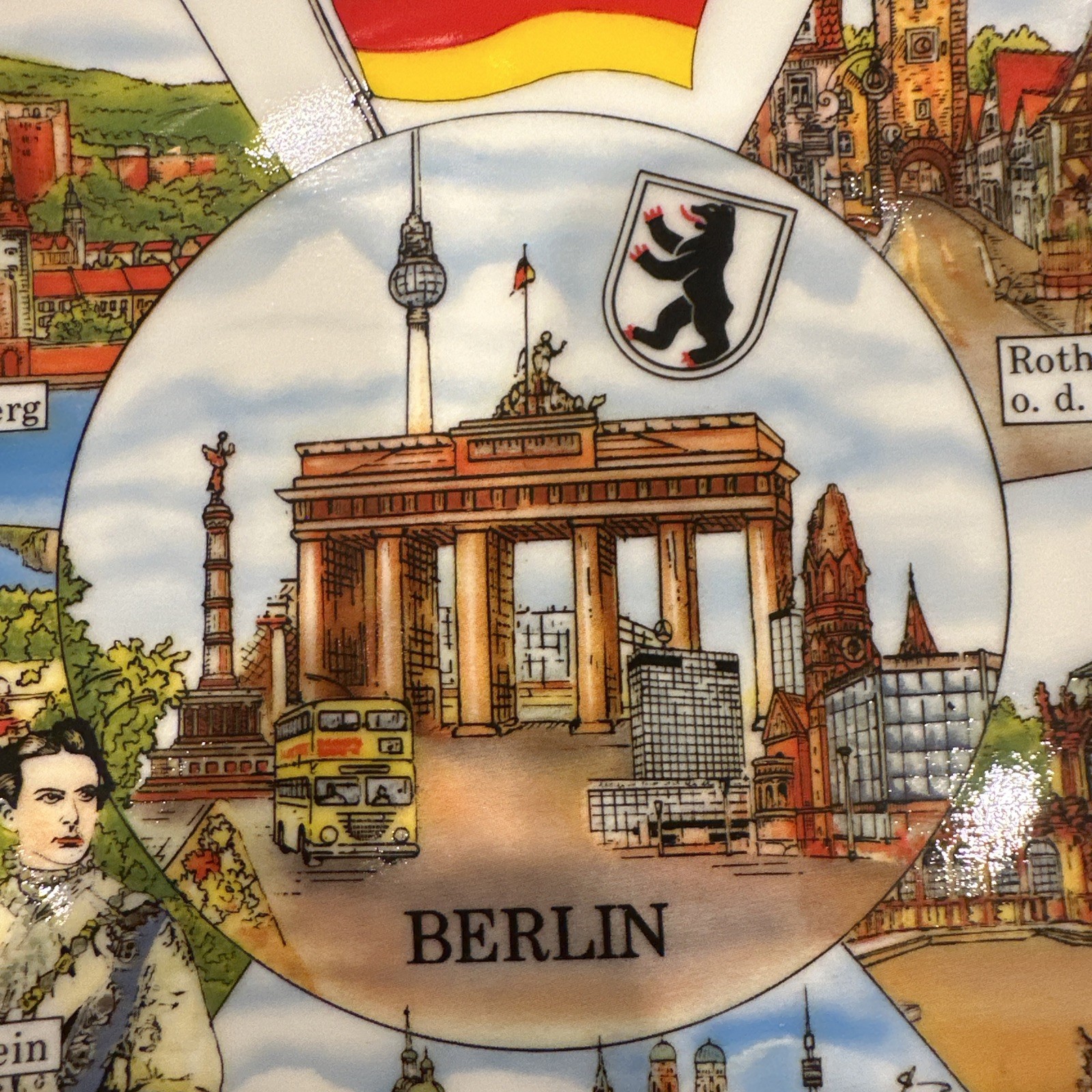 BERLIN GERMANY 7.5″ SOUVENIR PLATE