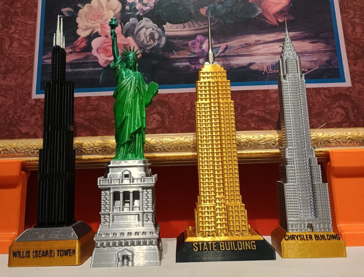 statue of liberty, 11-1/2-inches tall