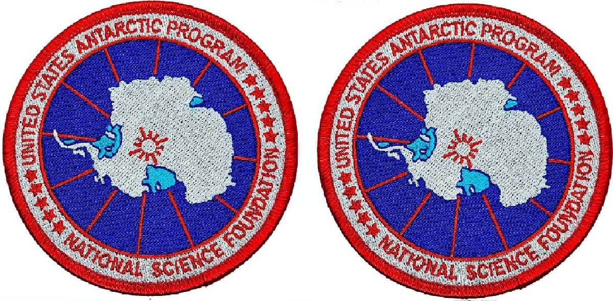 United States Antarctic Program USAP Embroidered Patch |2PC iron on 3.5″