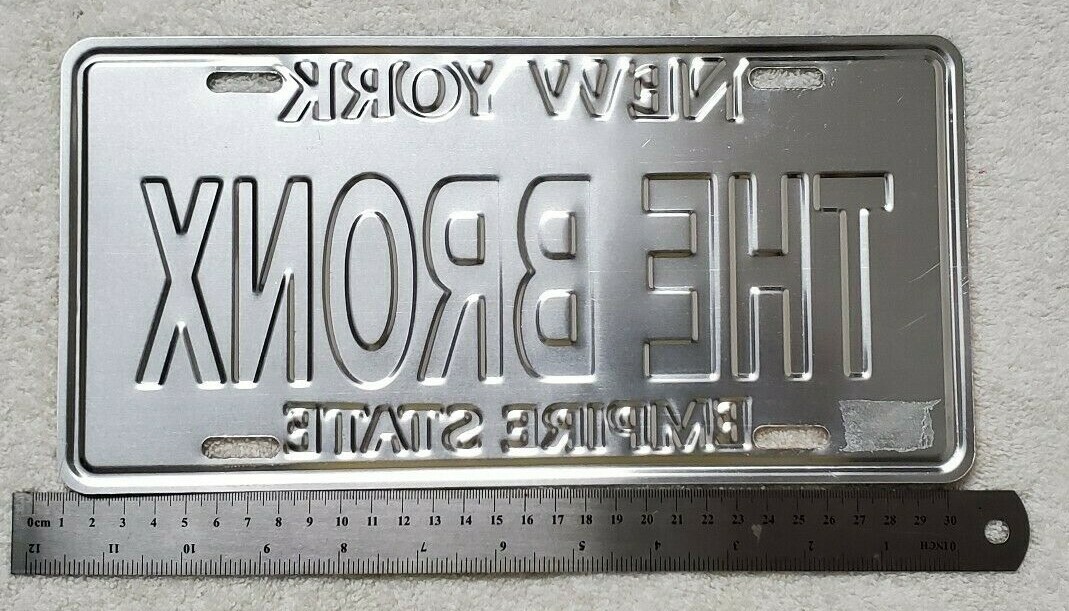 “THE BRONX” New York License Plate Official Size Embossed Souvenir Travel Gift