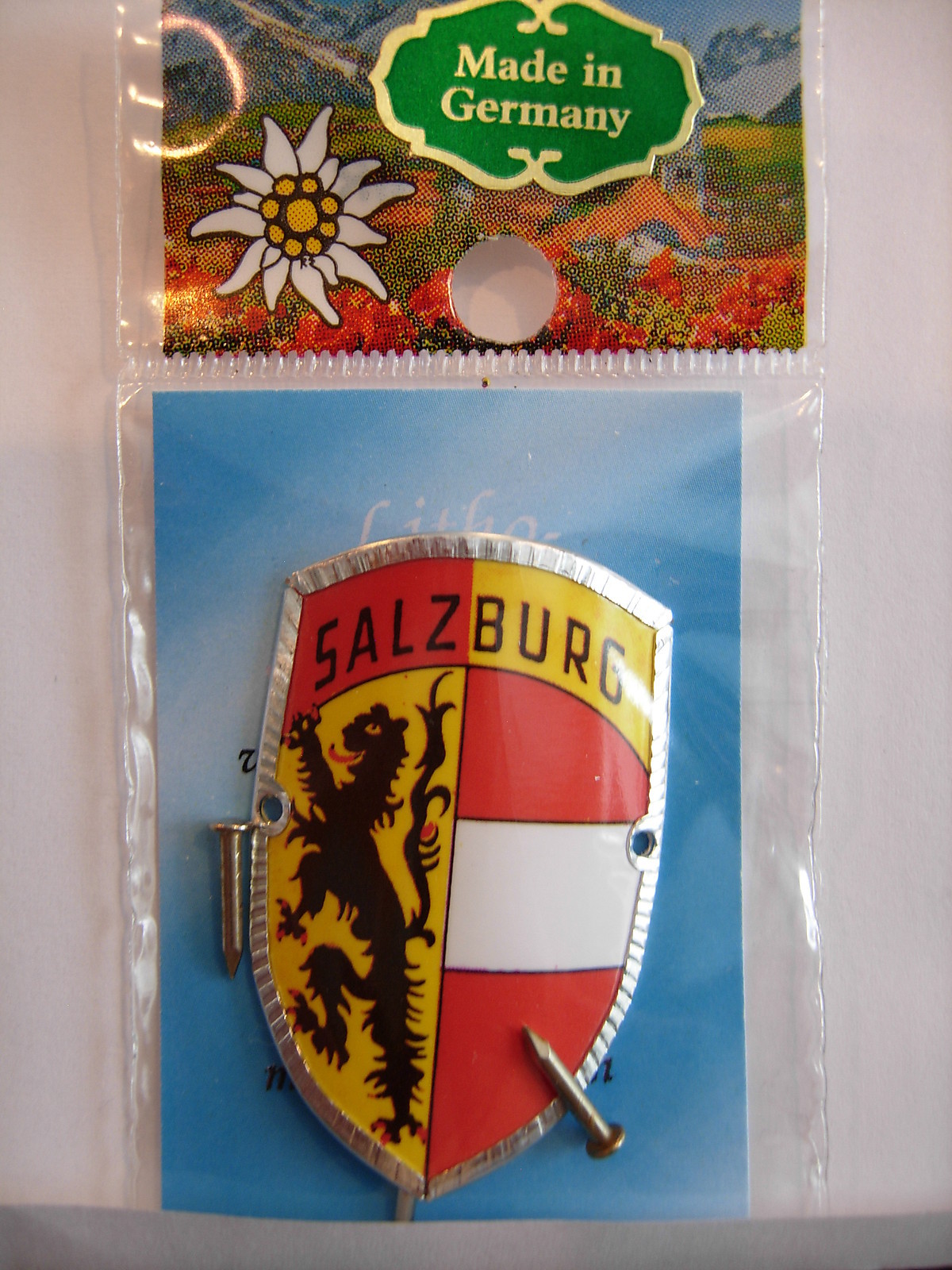 Salzburg new badge mount stocknagel hiking medallion G9803