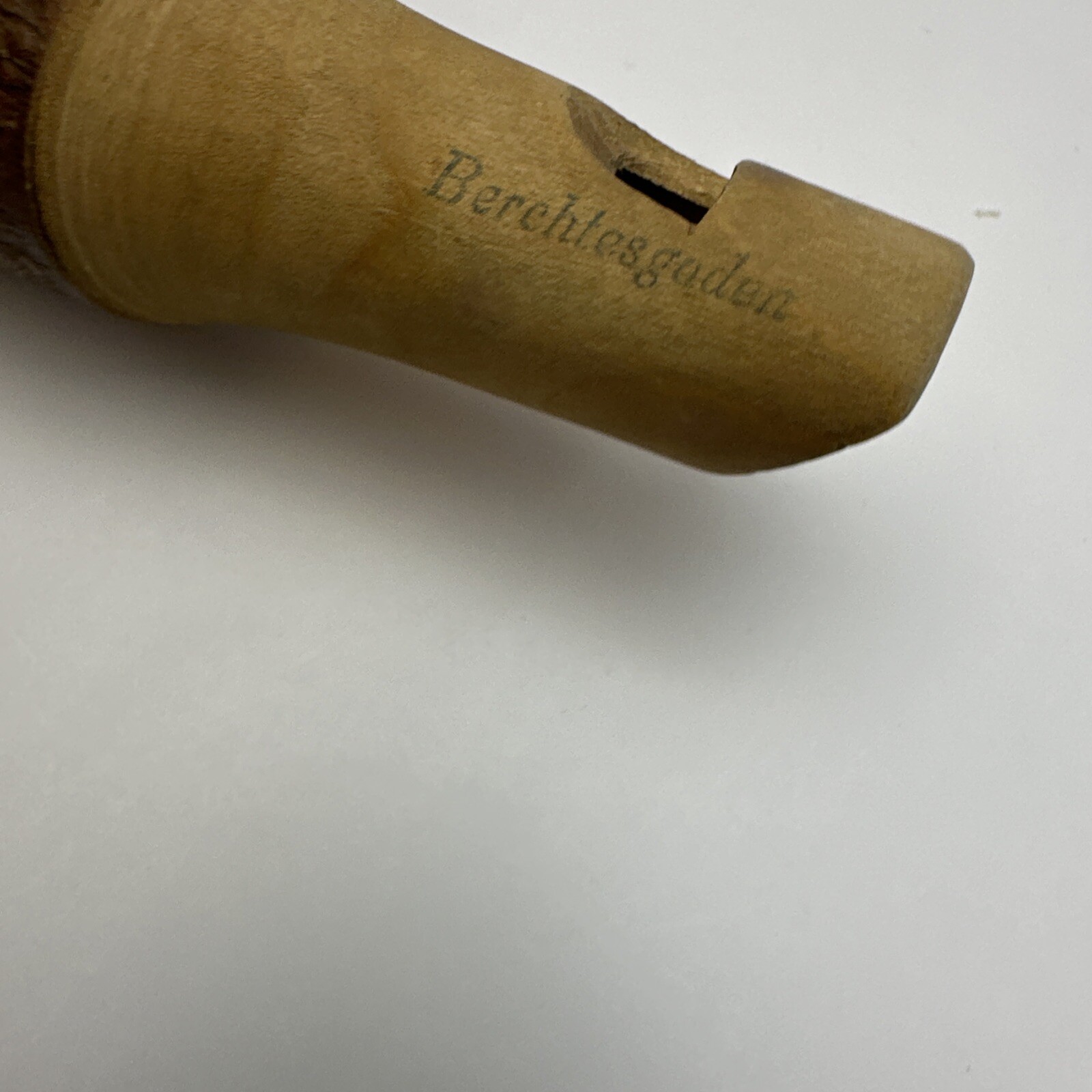 Vtg Carved Wood Bird Whistle Movable Mouth Berchtesgaden Germany Souvenir Cabin