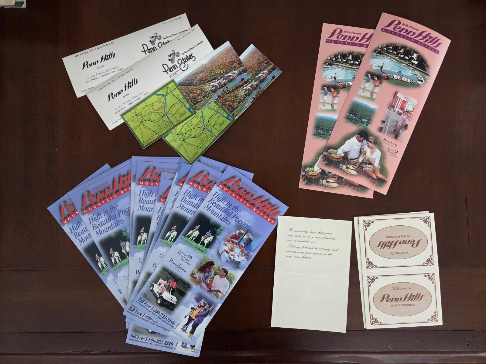 Huge Lot of Vintage Penn Hills Resort Poconos Memorabilia