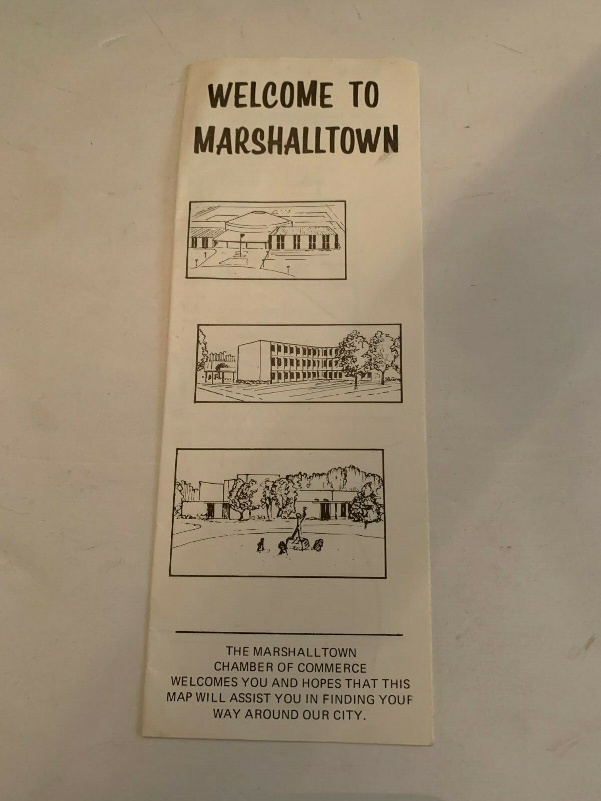 Vintage 1970’s Welcome To Marshalltown Iowa Brochure
