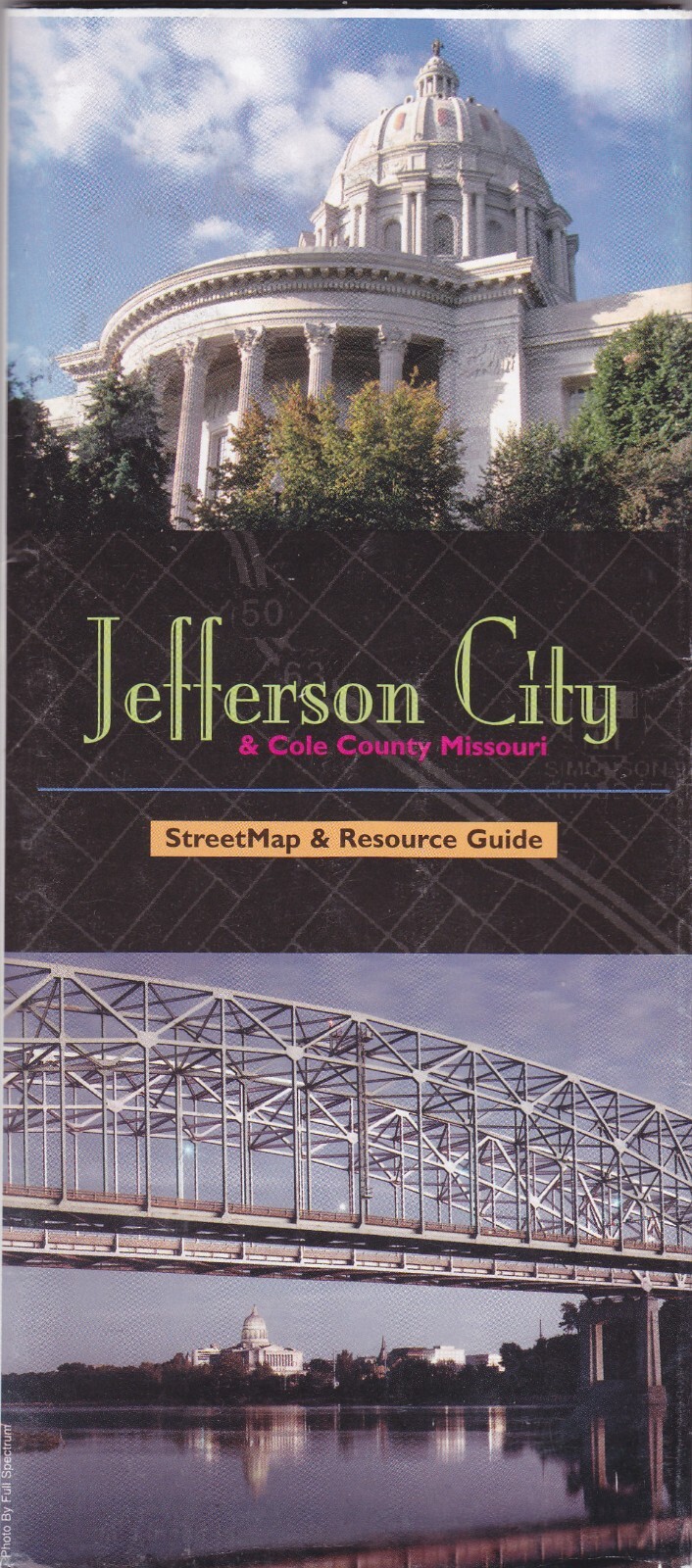 c2000 Detailed City Street Map and Guide to Jefferson City Missouri