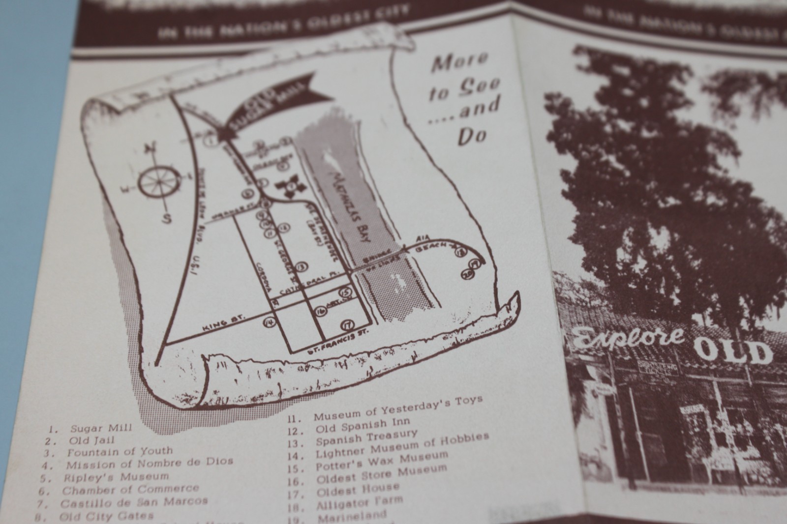Old Sugar Mill ST Augustine Florida Travel Brochure