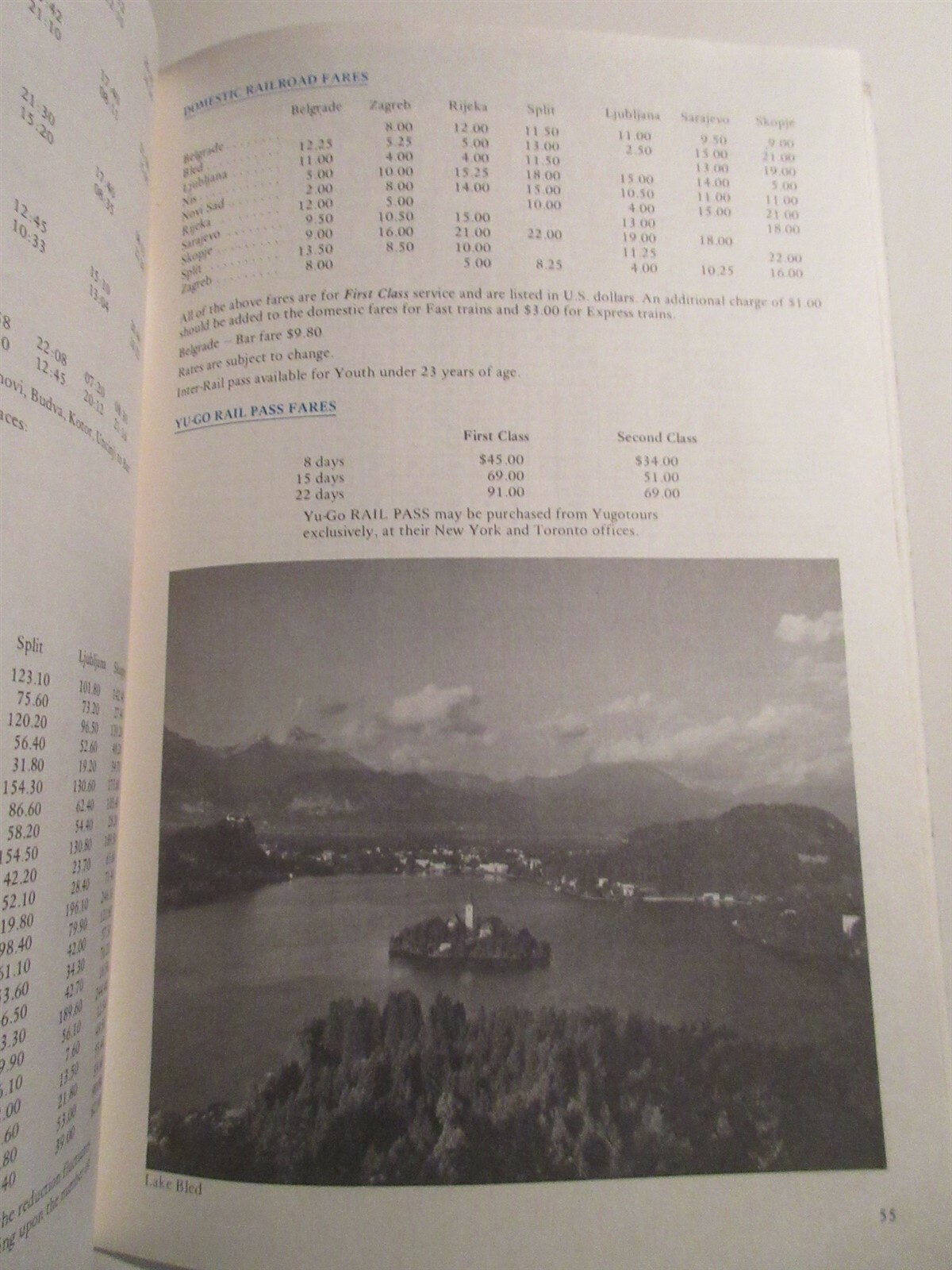 1978 Yugoslavia Travel Guide Yugoslav National Tourist Office 78 pages