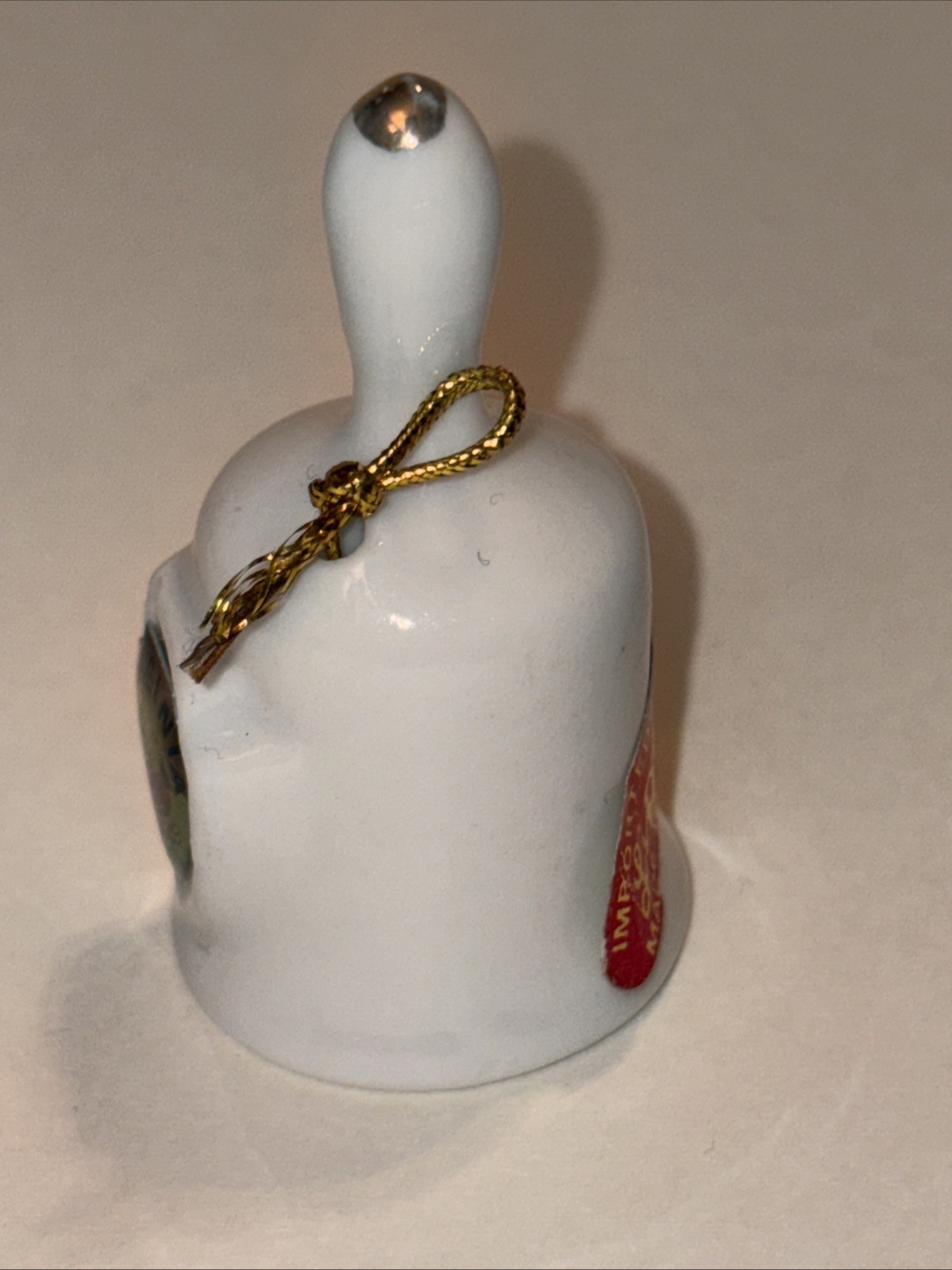 Lipco United States Porcelain Souvenir Mini Bell-Virginia PREOWNED