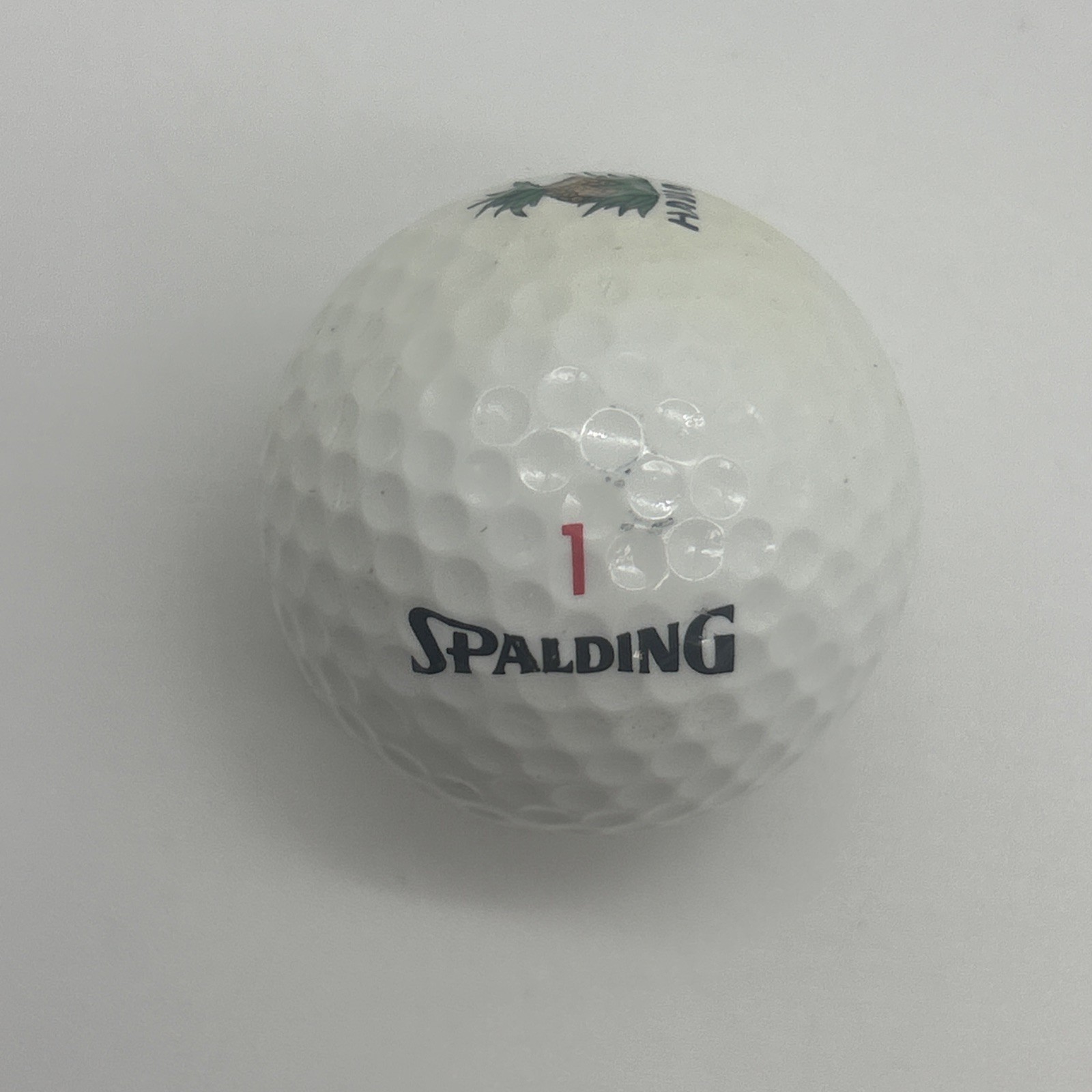 Qty 4 Spalding Golf Balls Hawaii Pineapple/Aloha Shirt/Golf Clubs/Scenic