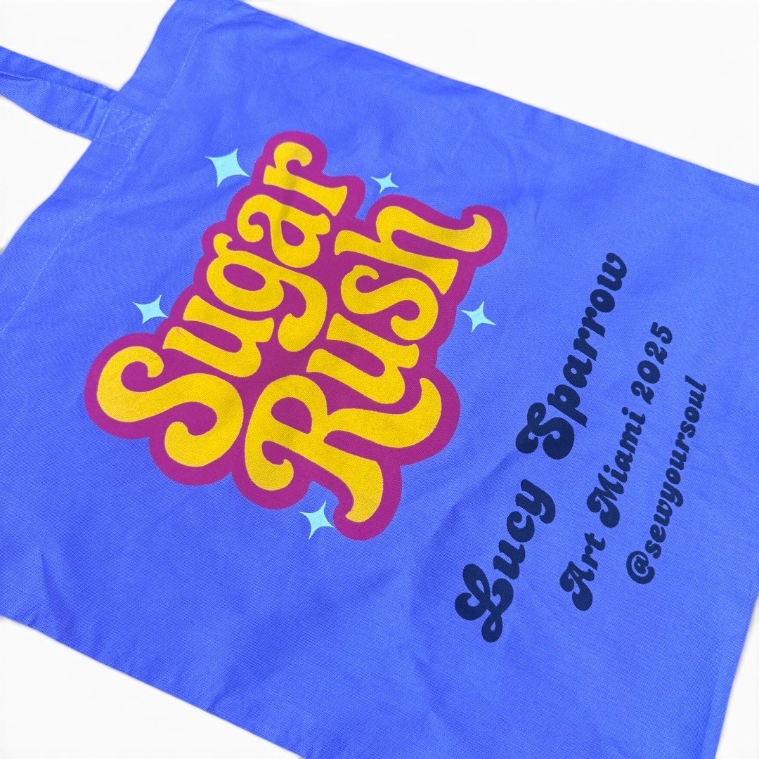 Lucy Sparrow Sugar Rush Art Miami 2025 Tote Bag Limited Edition
