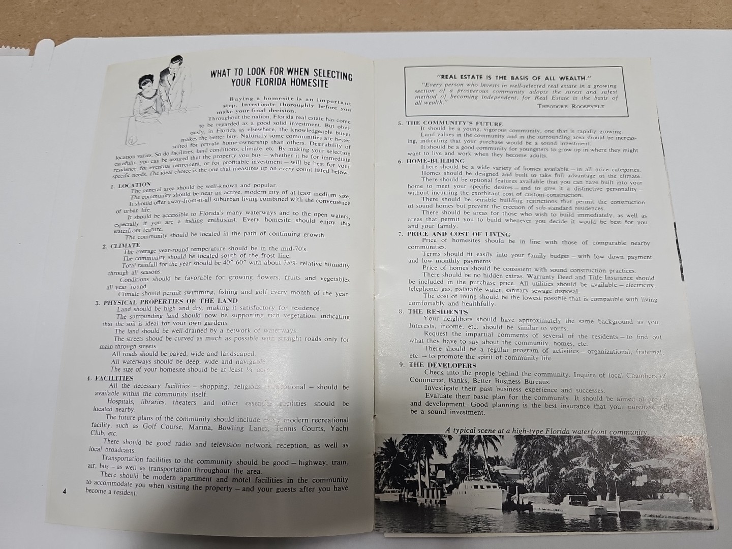 1961 Florida Buyers Digest – Facts Before You Buy Florida Property GULF AMERICAN