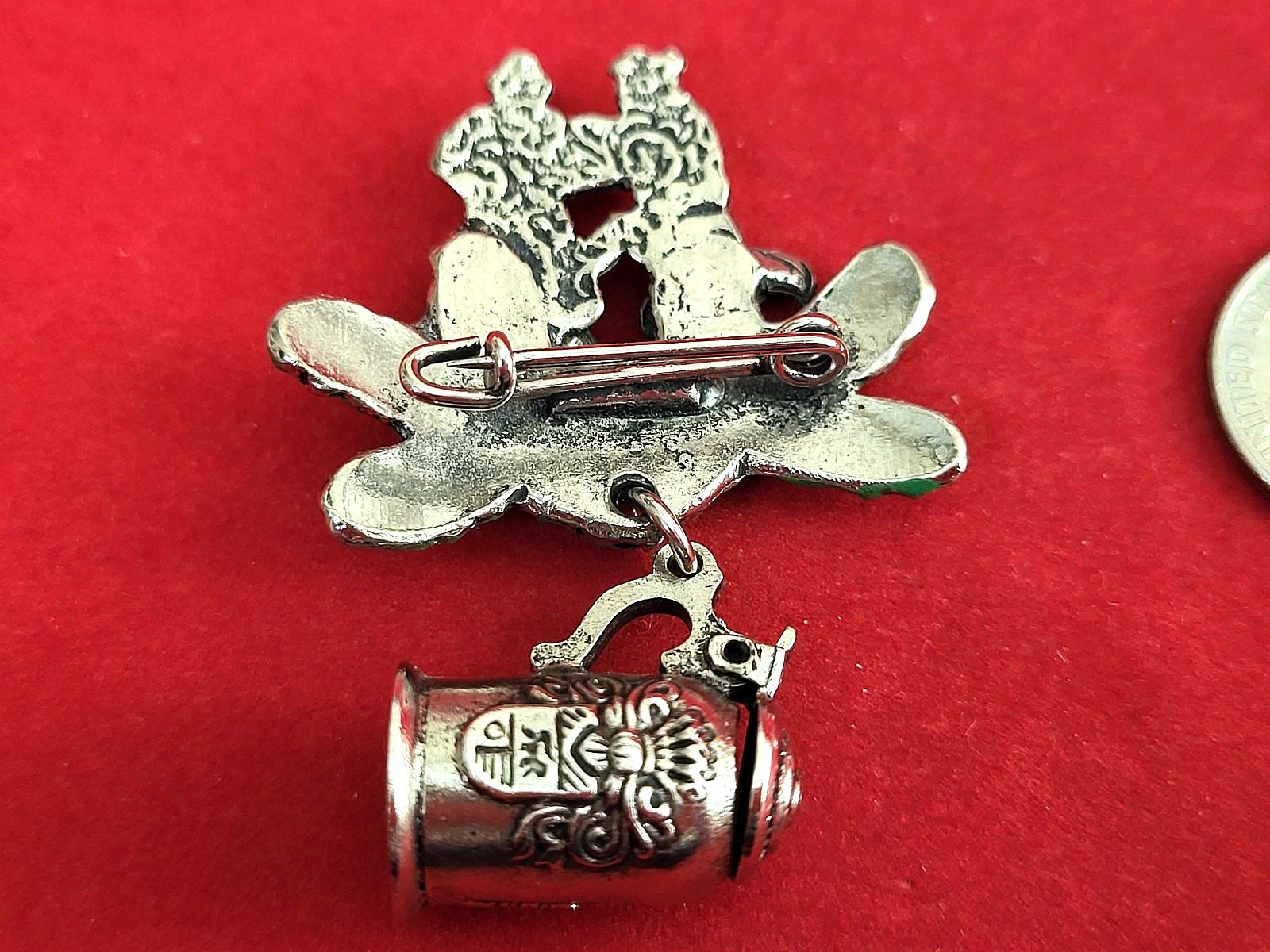 Vintage Munich Germany Souvenir Oktoberfest Dangle Mug Pin – München Munchen