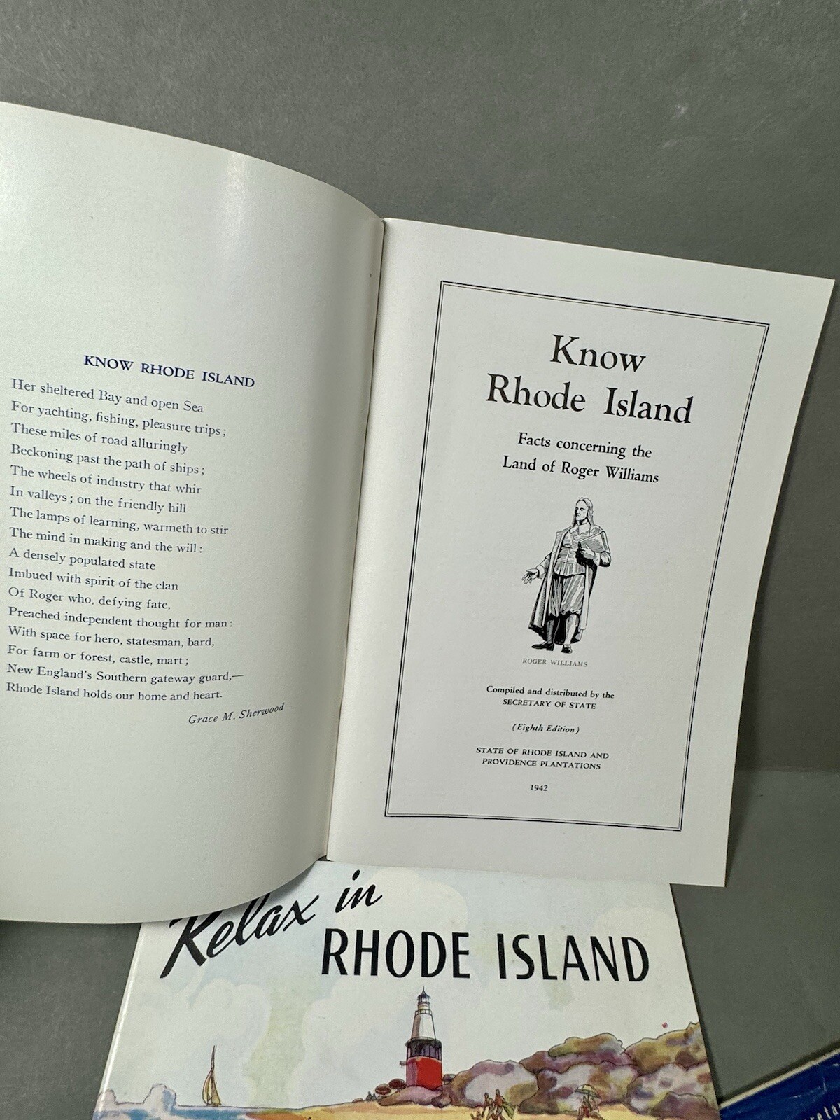 Vintage Rhode Island 1942 Travel Tourism Brochure Travel Pamphlet Booklets