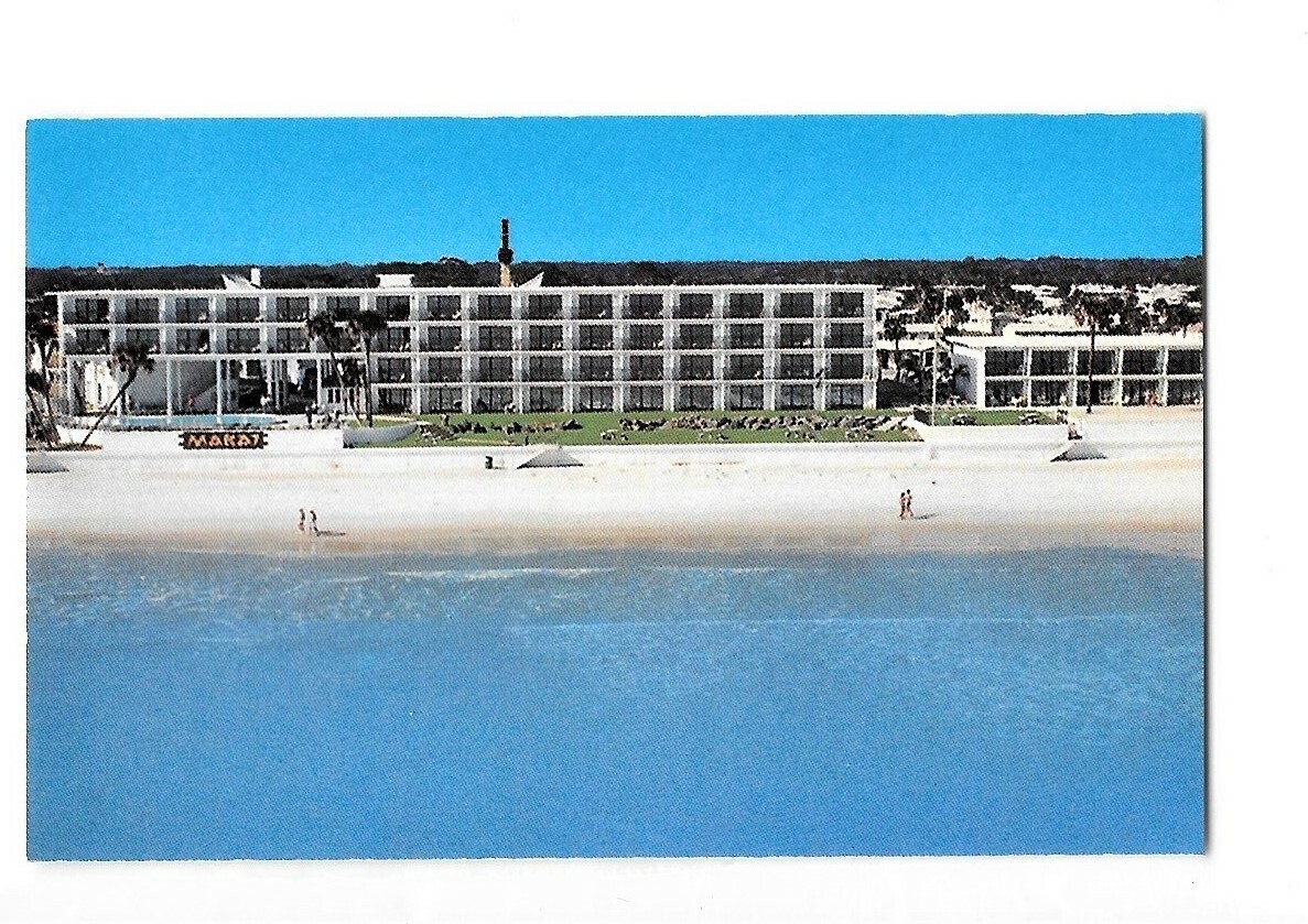 1990s MaKai Tiki Hotel Business Card Fort Ormond Beach FL Polynesian inn t Mai